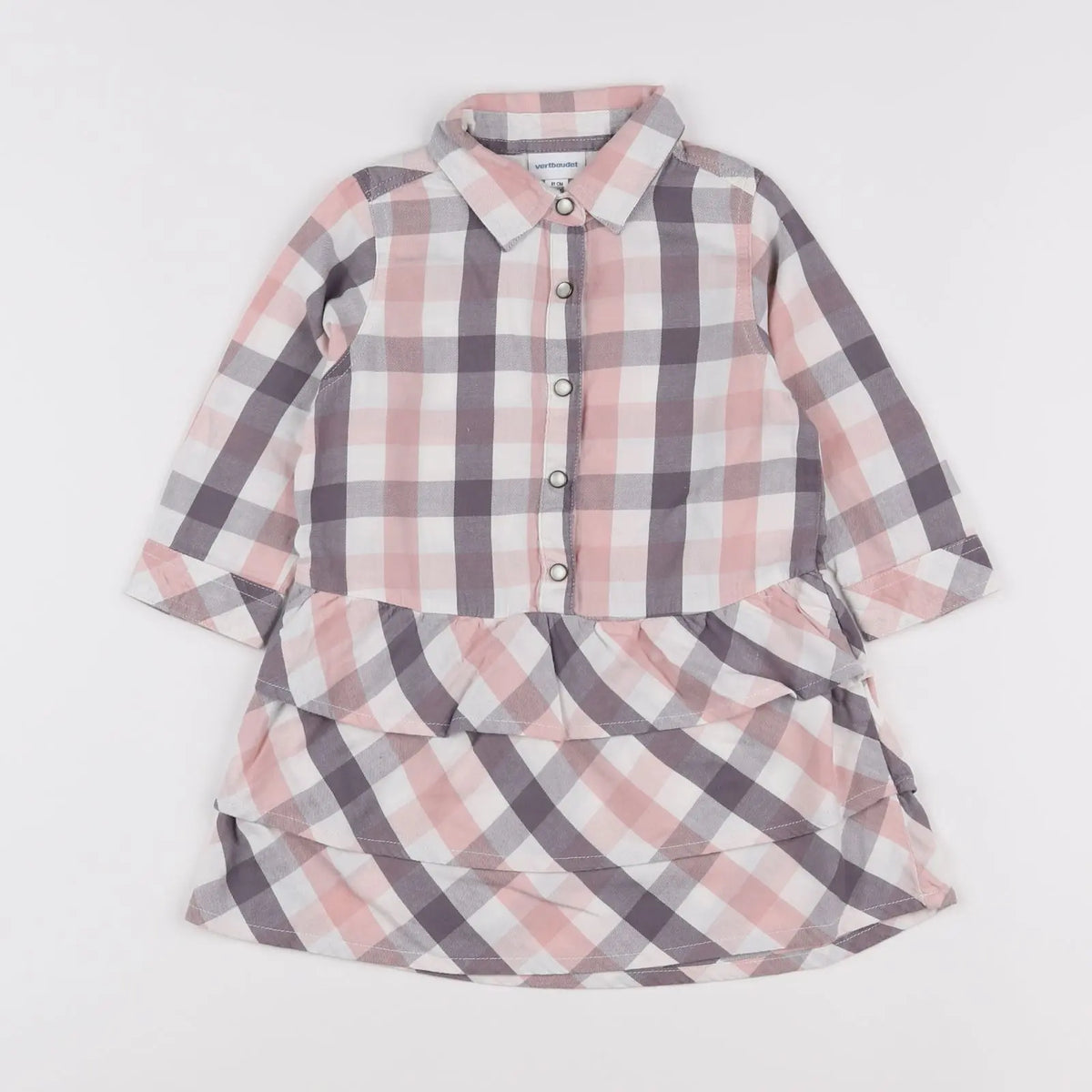 Vertbaudet - robe multicolore - 18 mois