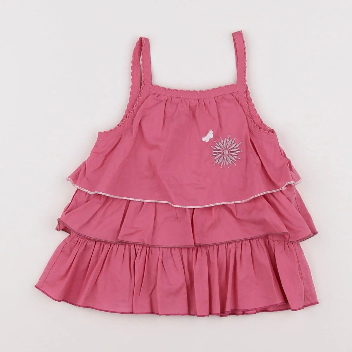 Vertbaudet - robe rose - 12 mois