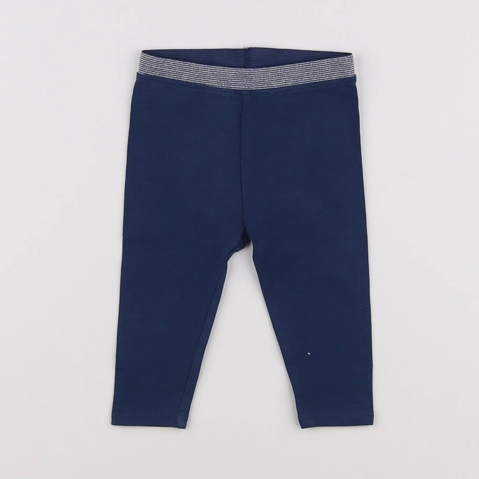 Vertbaudet - legging bleu - 6 mois