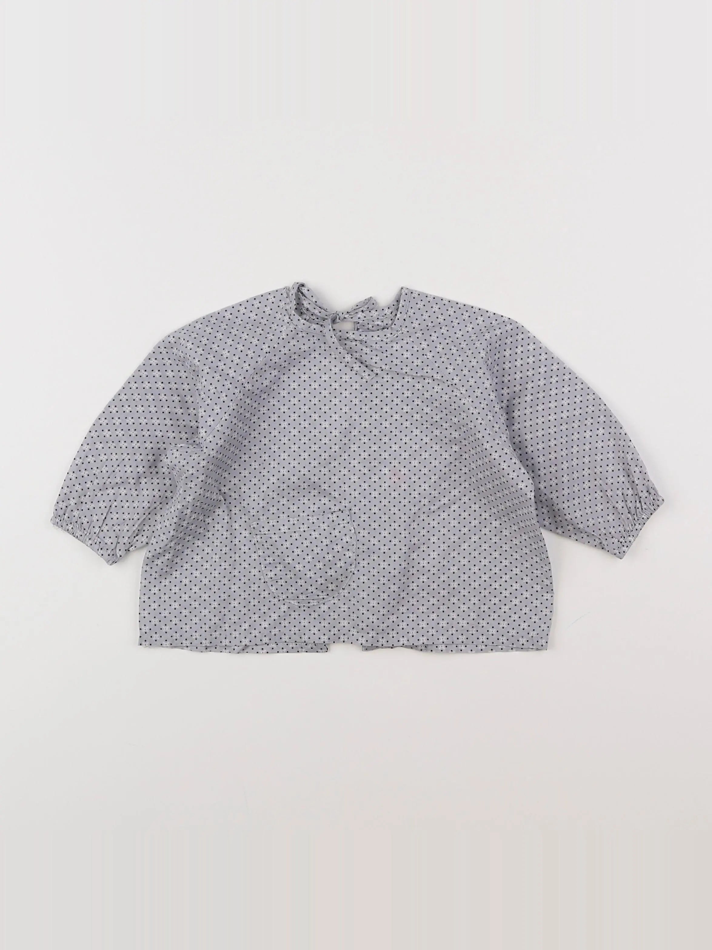 Petit Pan - blouse gris - 6 mois