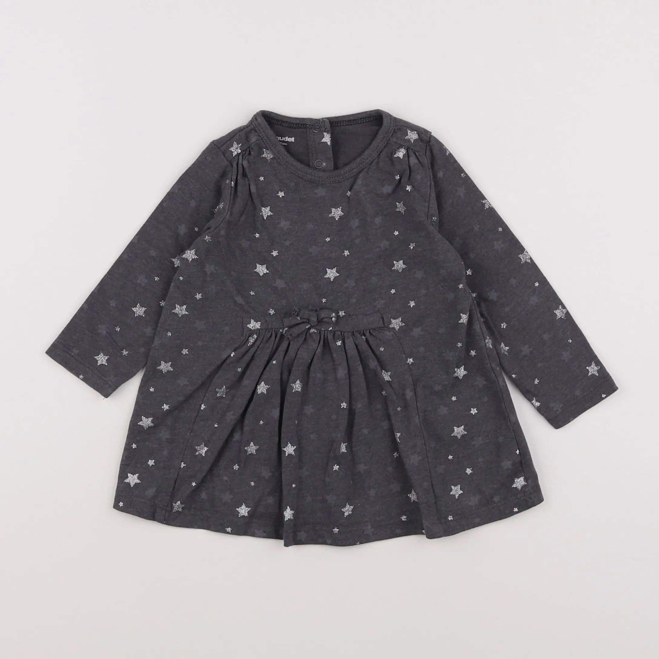Vertbaudet - robe gris - 6 mois