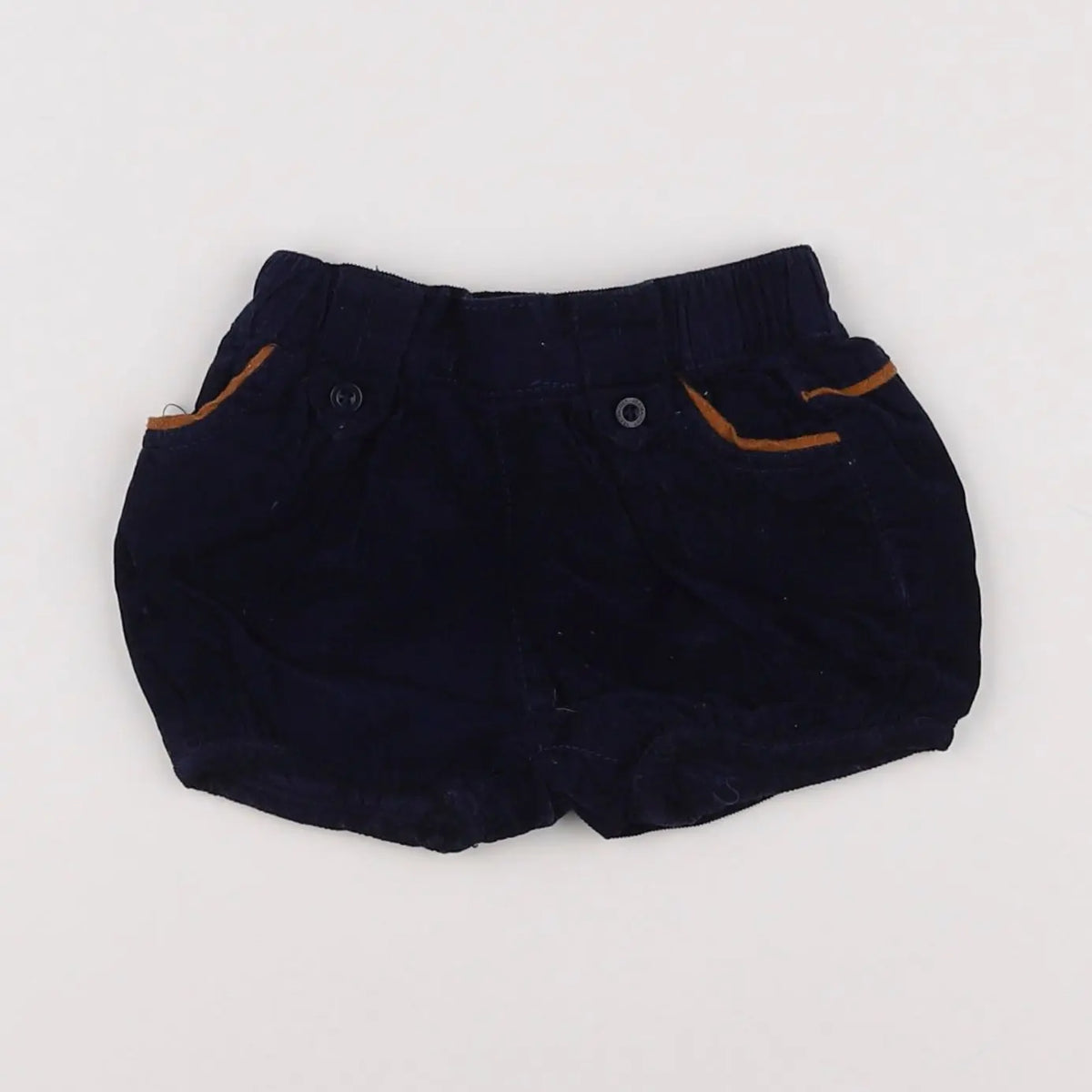 Vertbaudet - short bleu - 6 mois