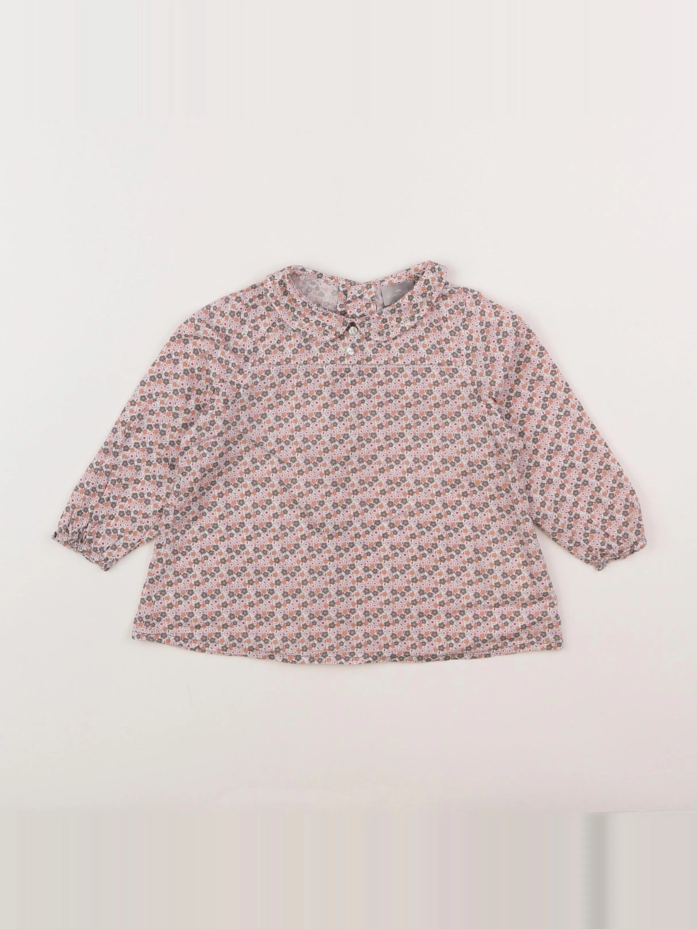 Cyrillus - blouse multicolore - 18 mois