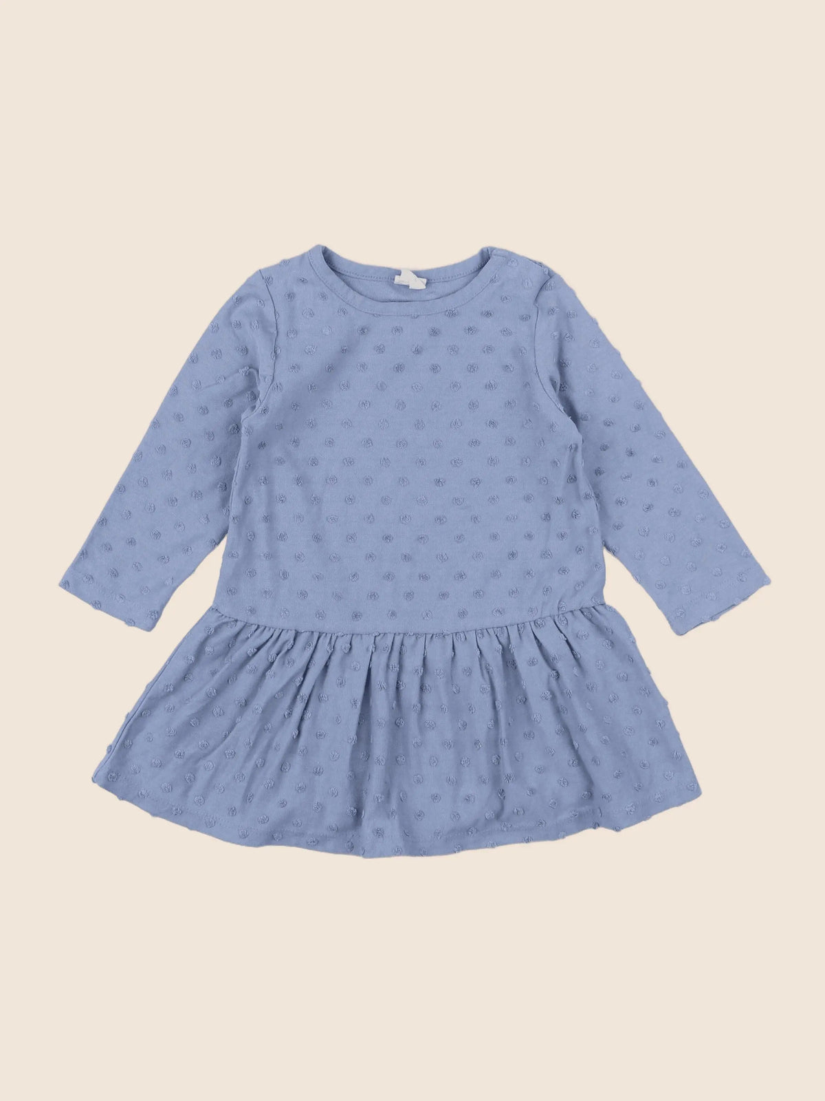 H&M - robe bleu - 9/12 mois