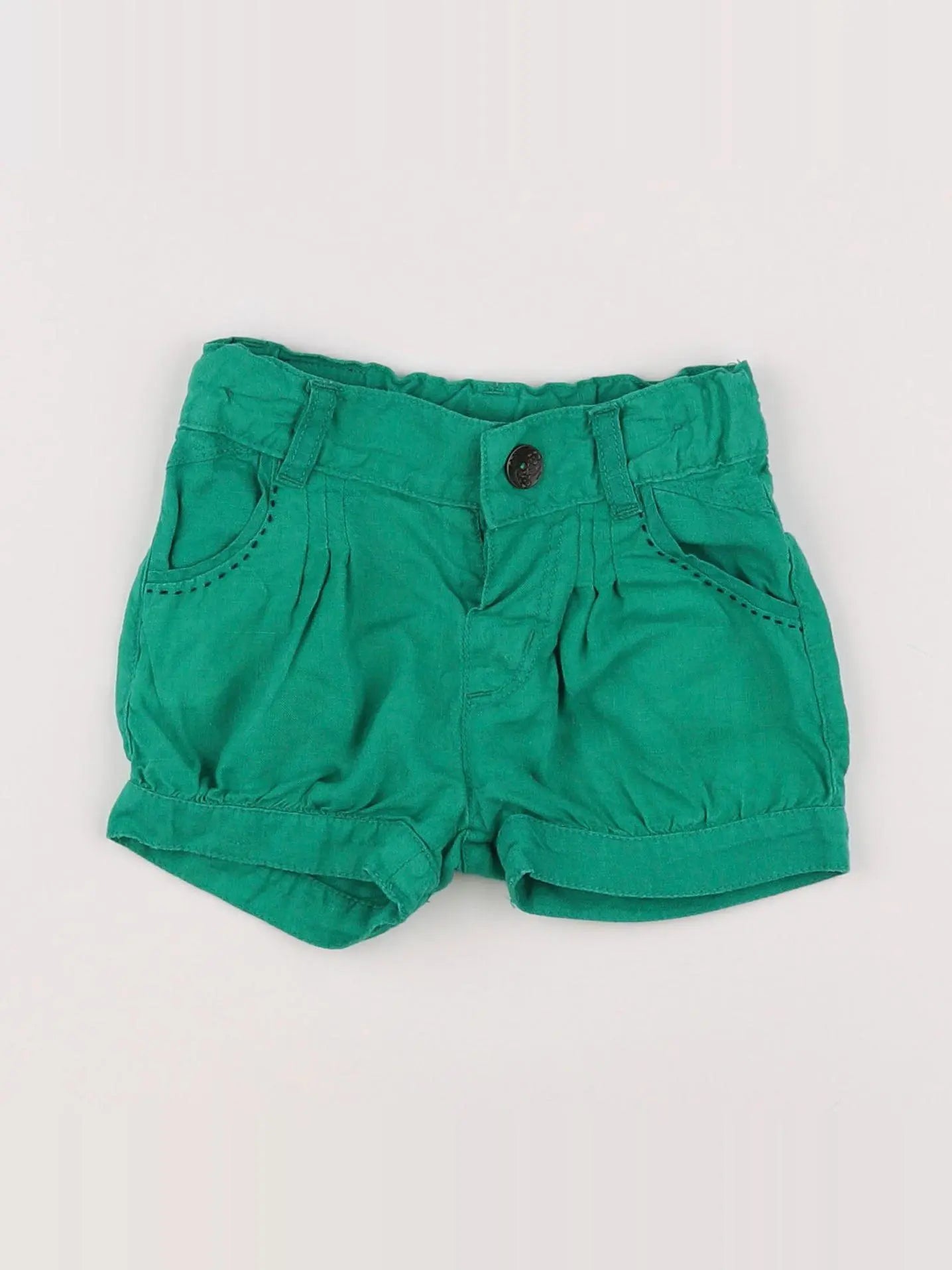 Catimini - short vert - 9 mois
