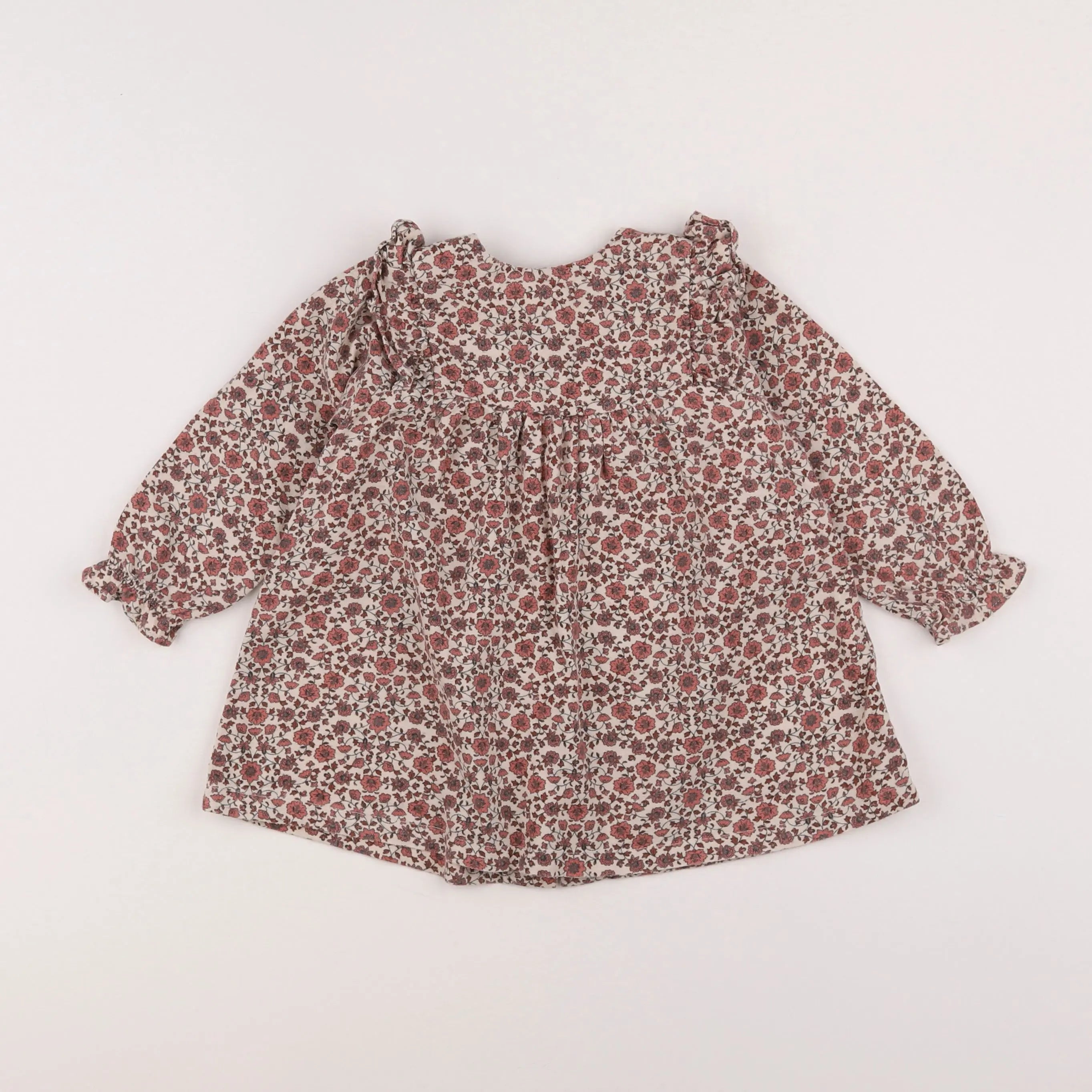Vertbaudet - robe multicolore - 12 mois