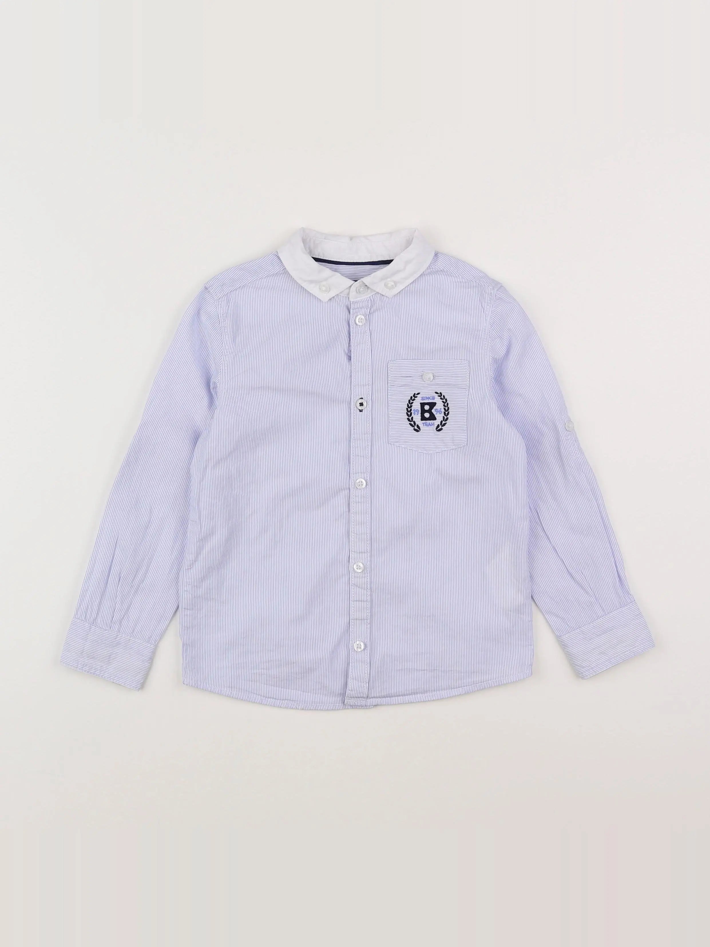 Okaidi - chemise bleu - 3 ans