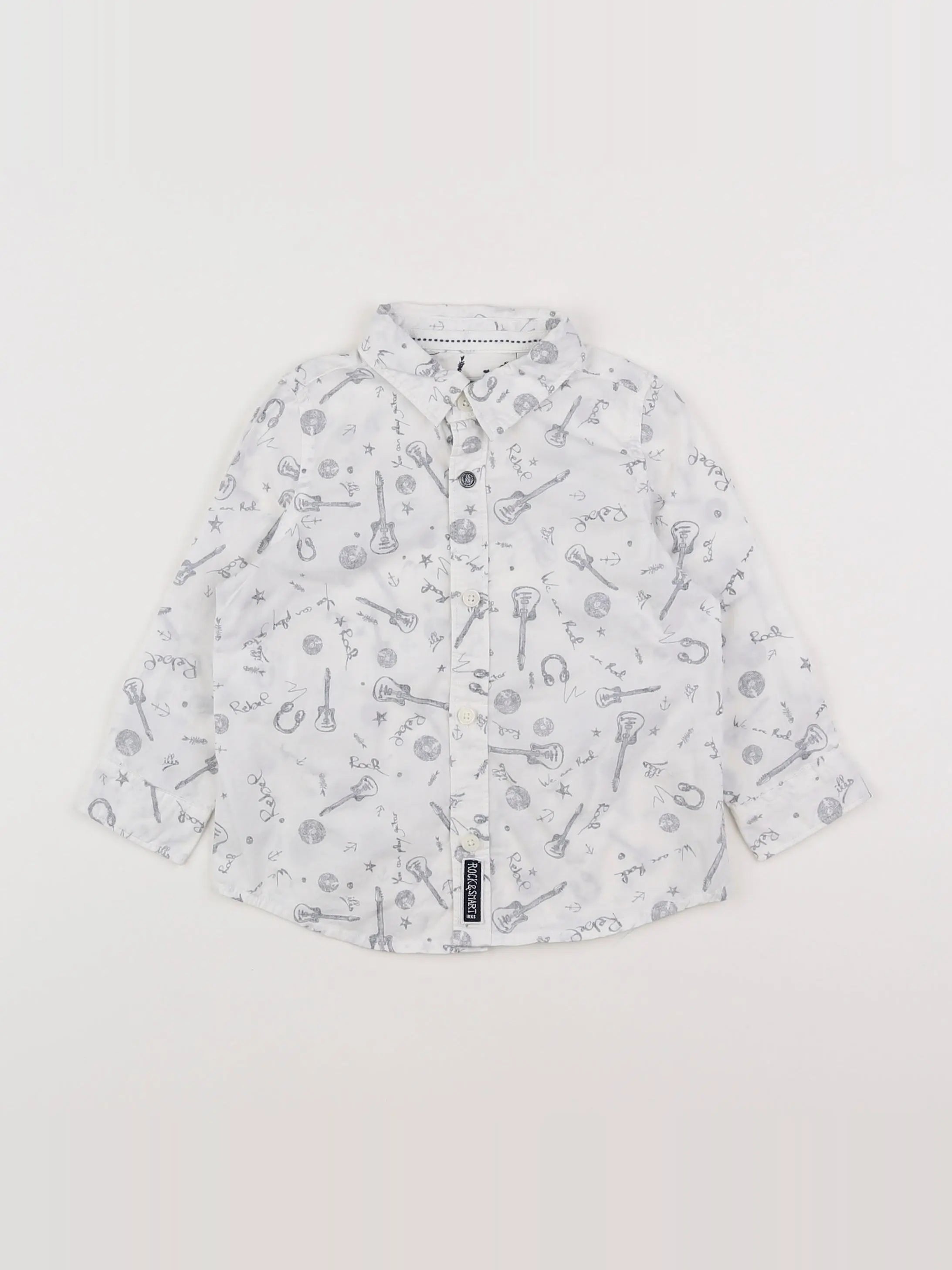 IKKS - chemise blanc, multicolore - 12 mois