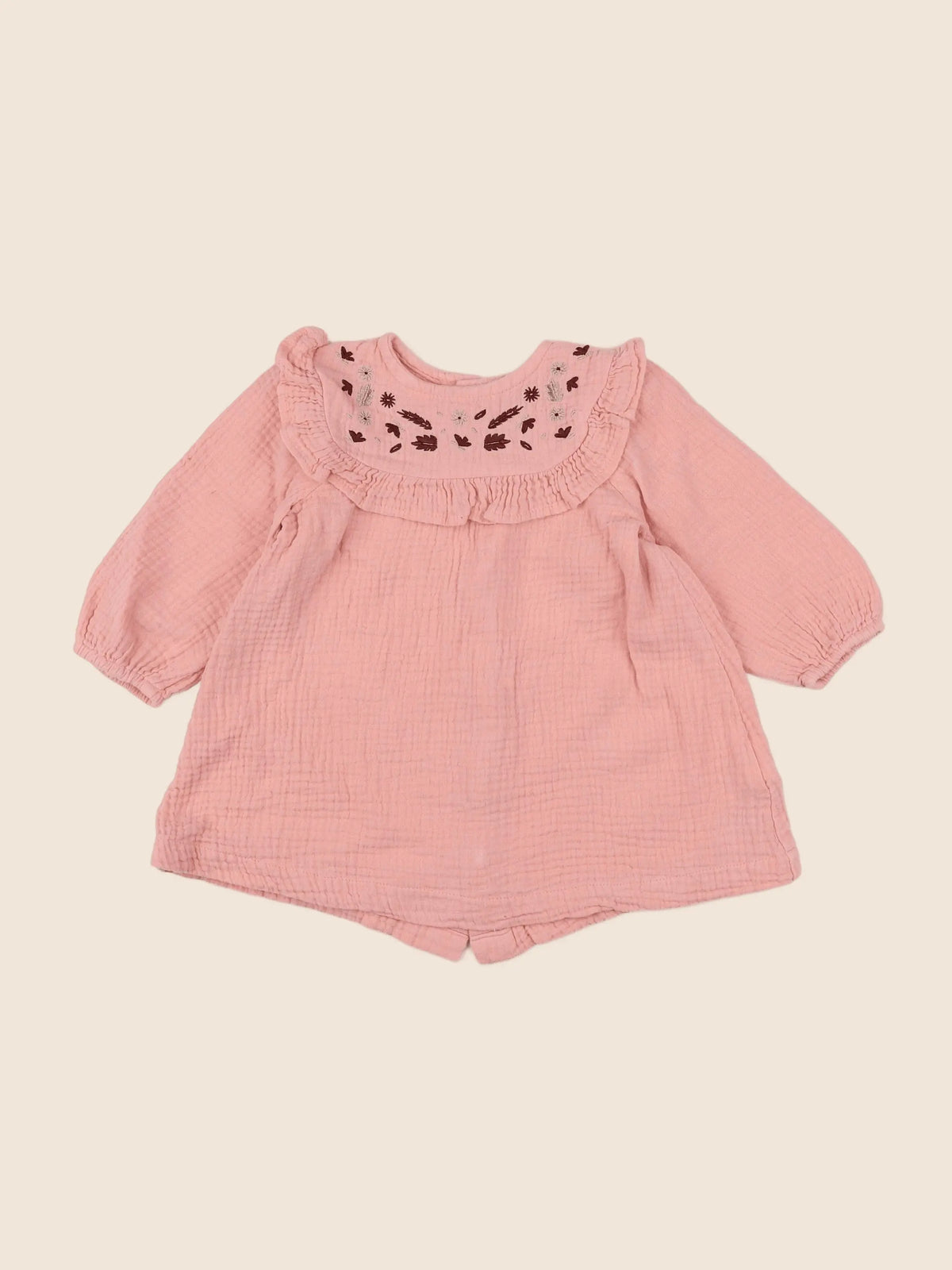 Vertbaudet - robe rose - 12 mois
