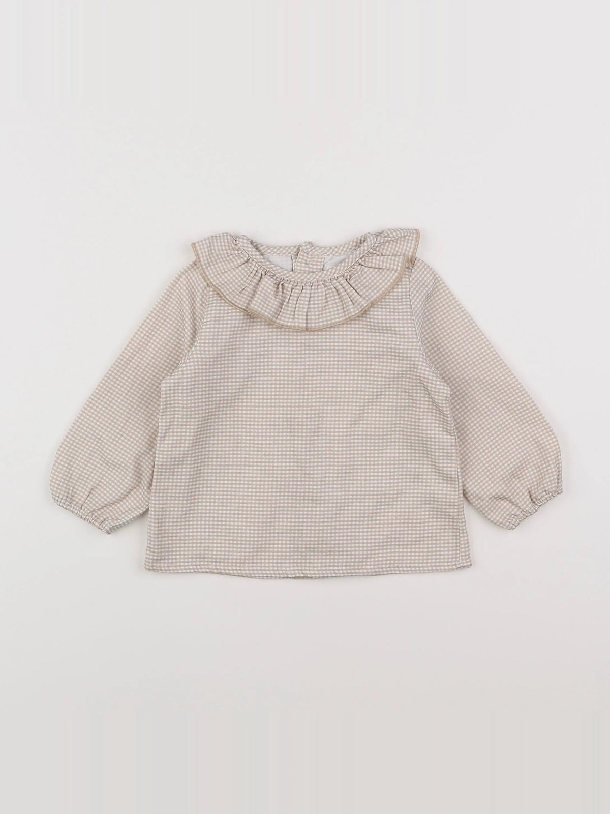 Lola Palacios - blouse blanc, marron - 12 mois