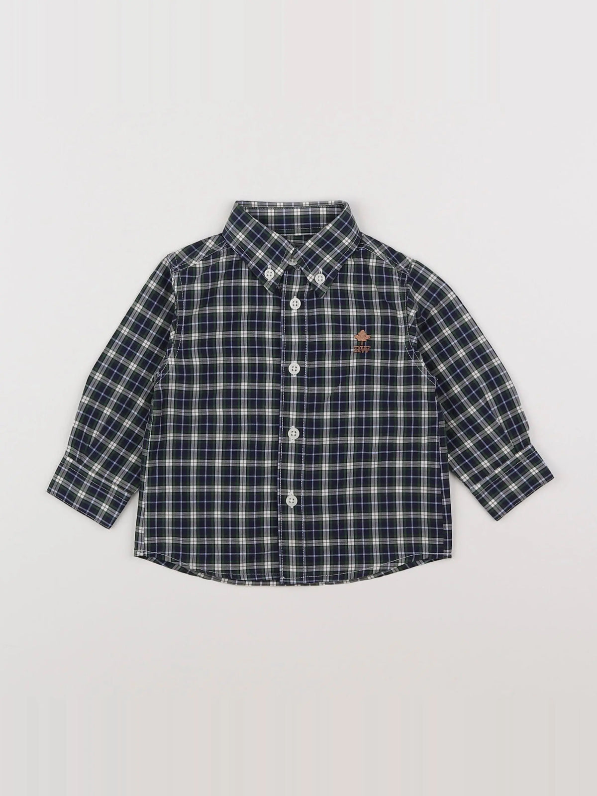 River Woods - chemise bleu, vert - 6 mois