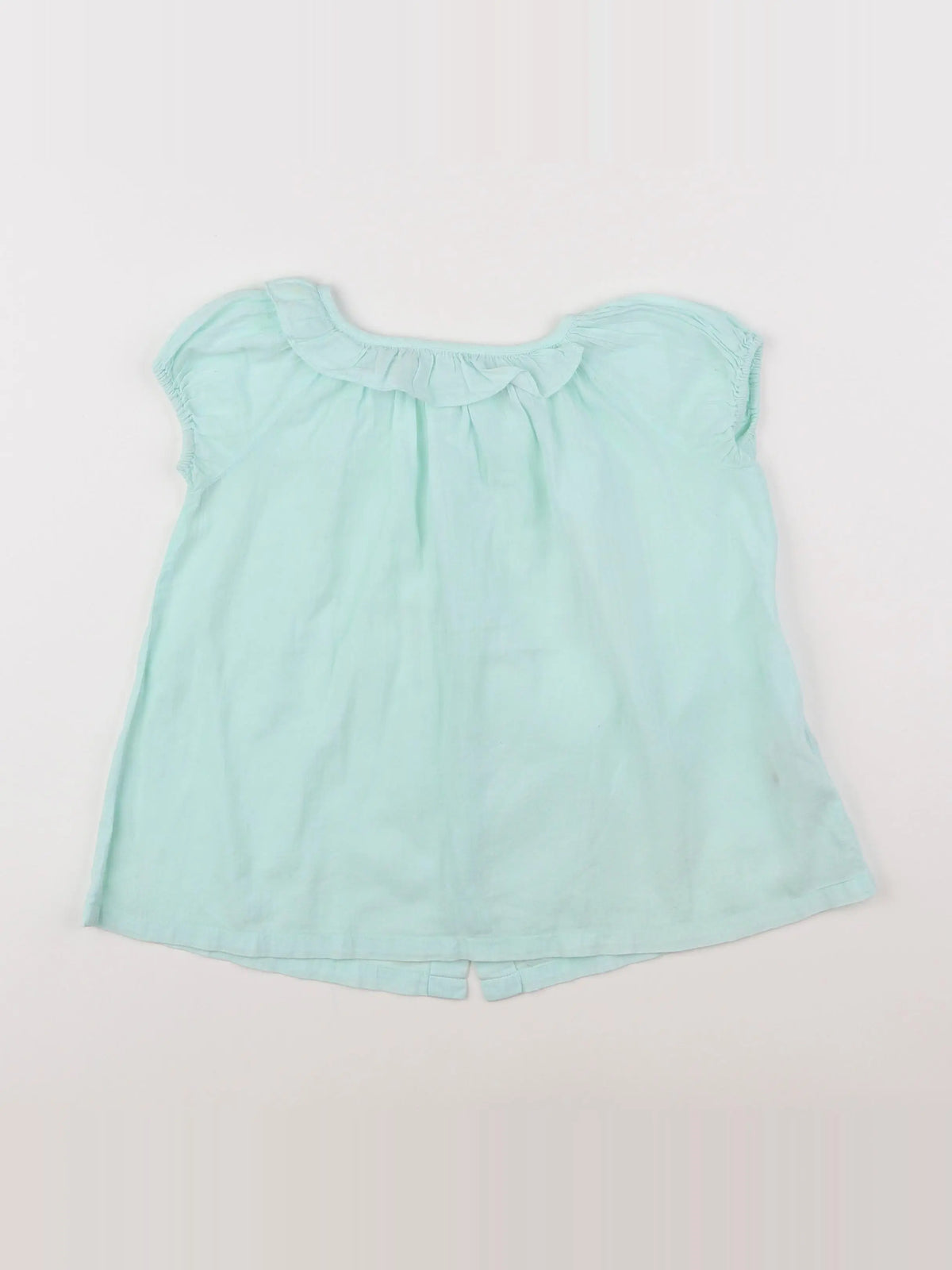 Bonton - robe vert, bleu - 18 mois