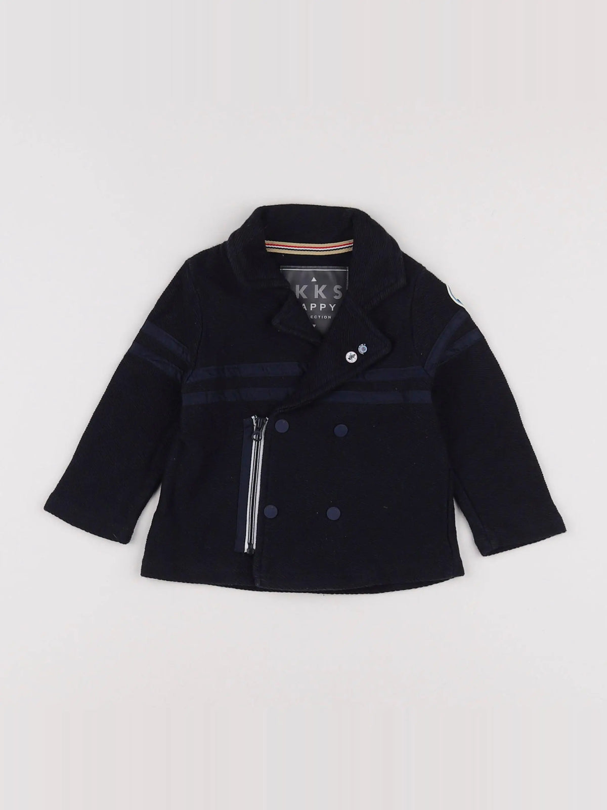 IKKS - veste bleu - 6 mois