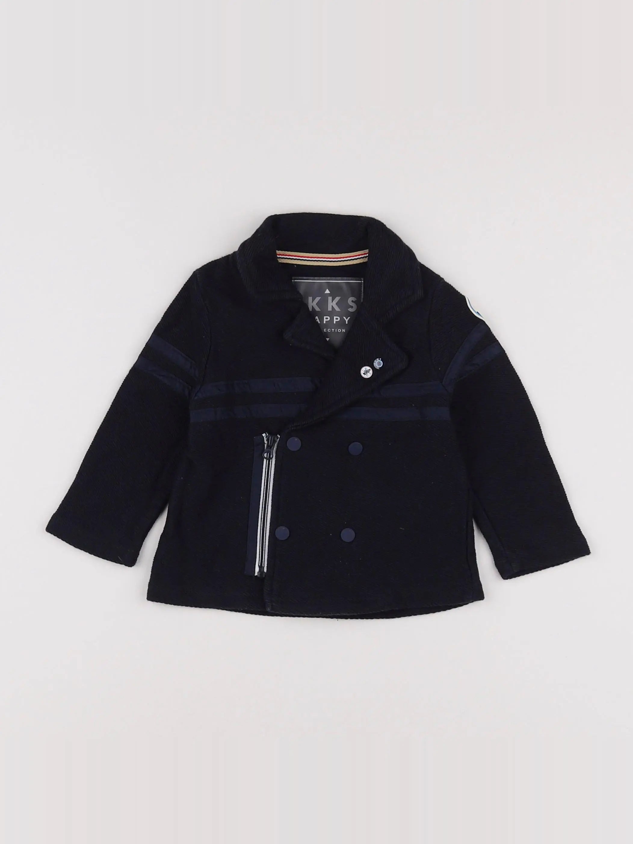 IKKS - veste bleu - 6 mois