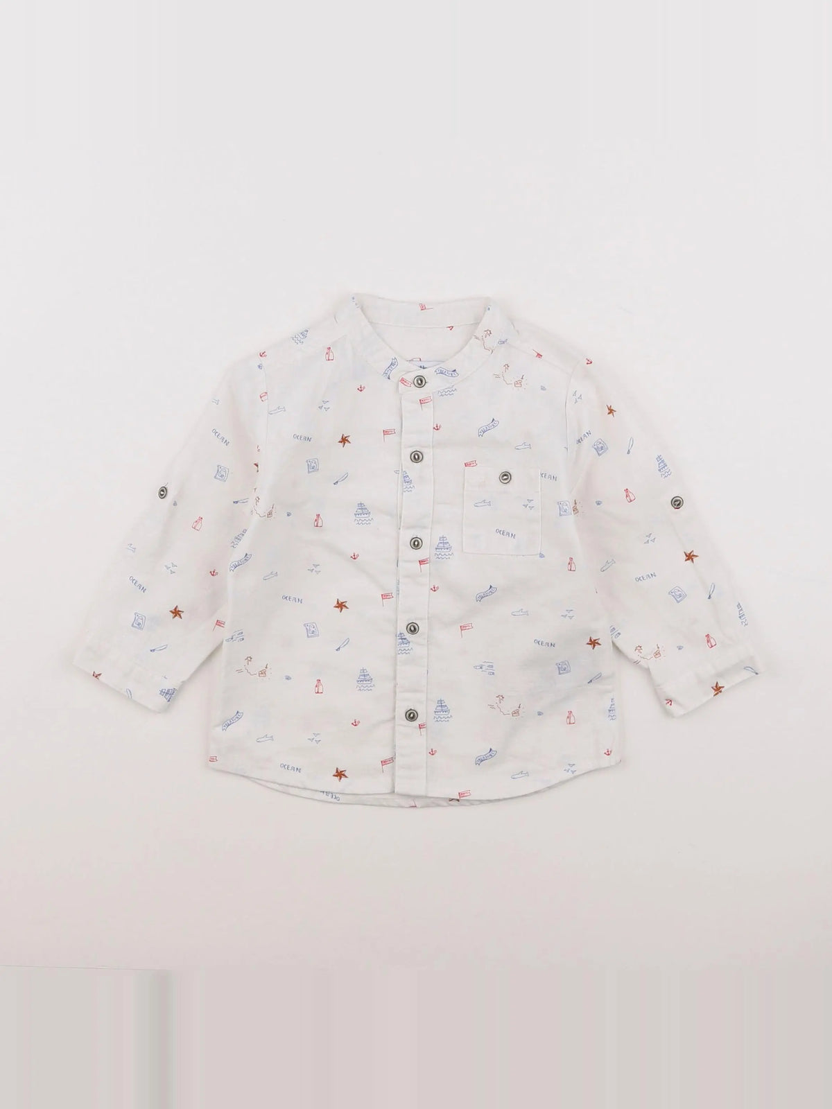Vertbaudet - chemise blanc - 12 mois