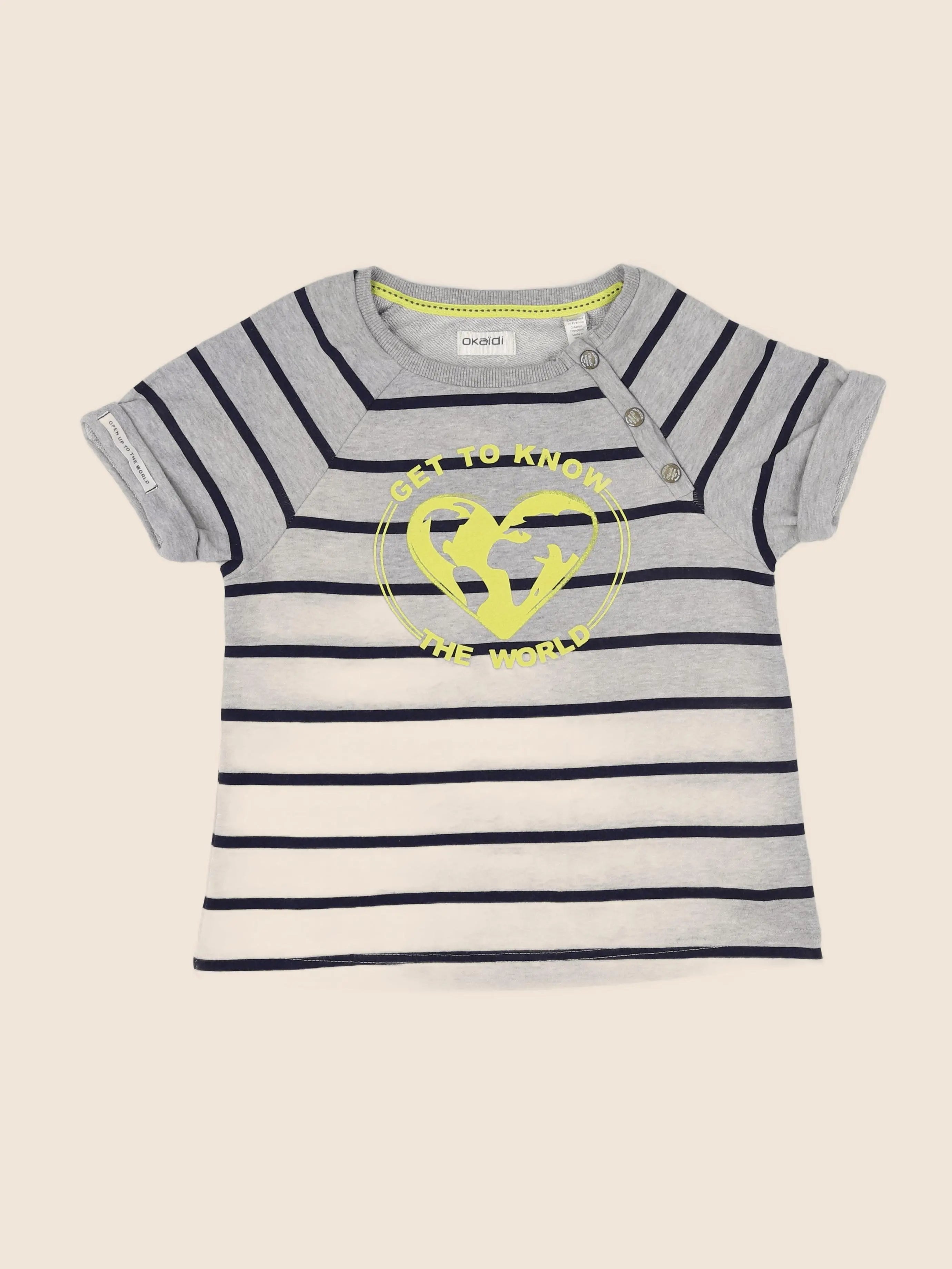 Okaidi - sweat gris - 10 ans