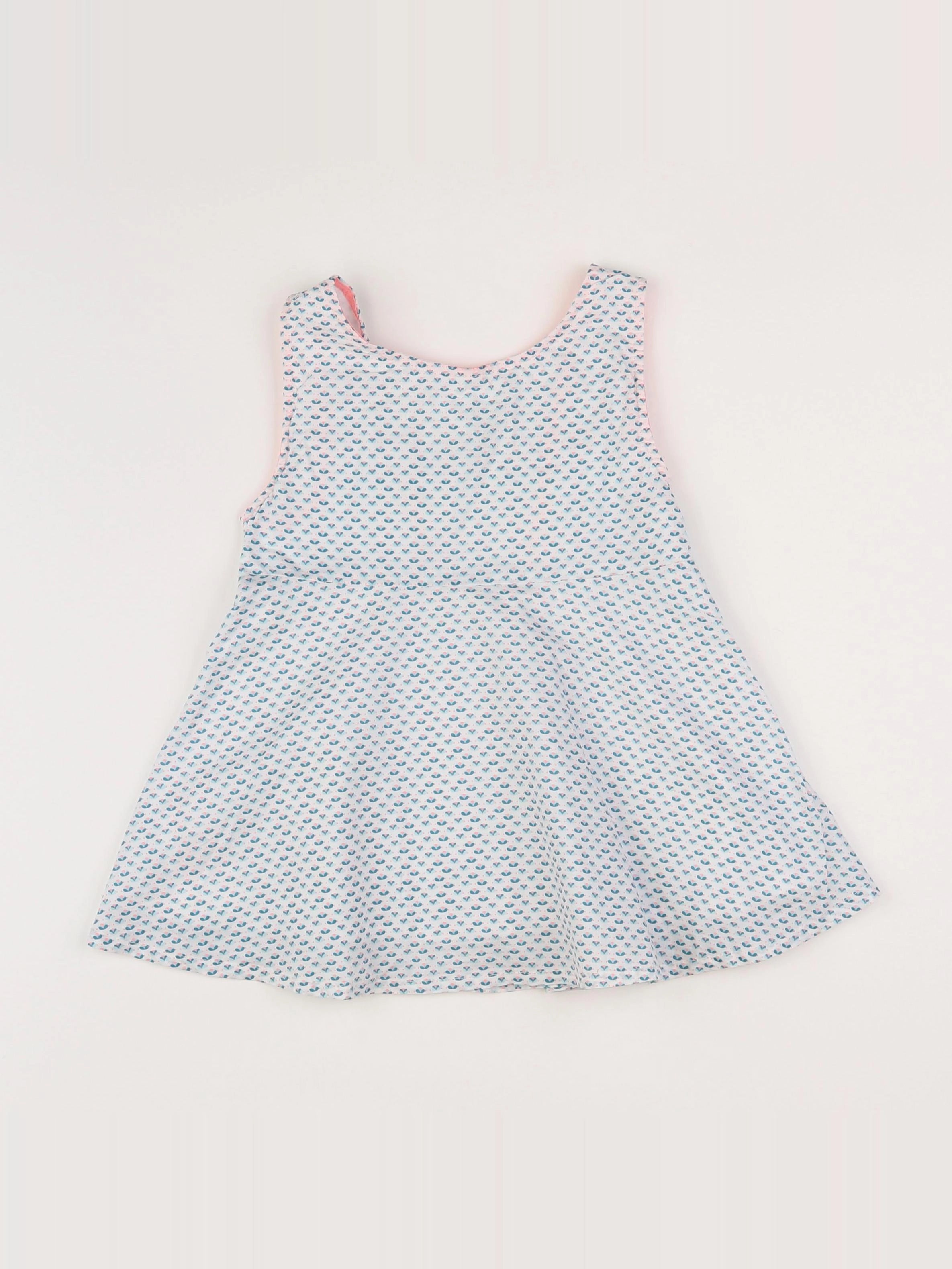 Okaidi - blouse bleu - 8 ans