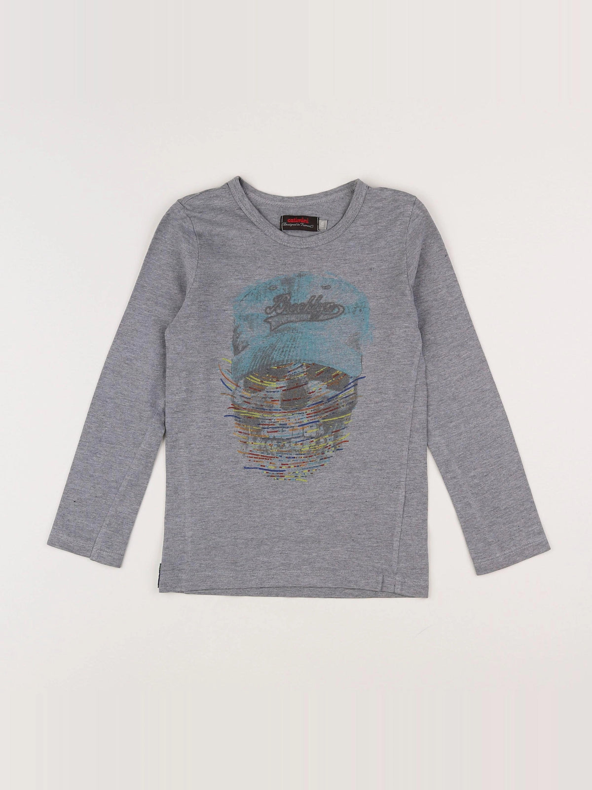 Catimini - tee-shirt gris - 6 ans