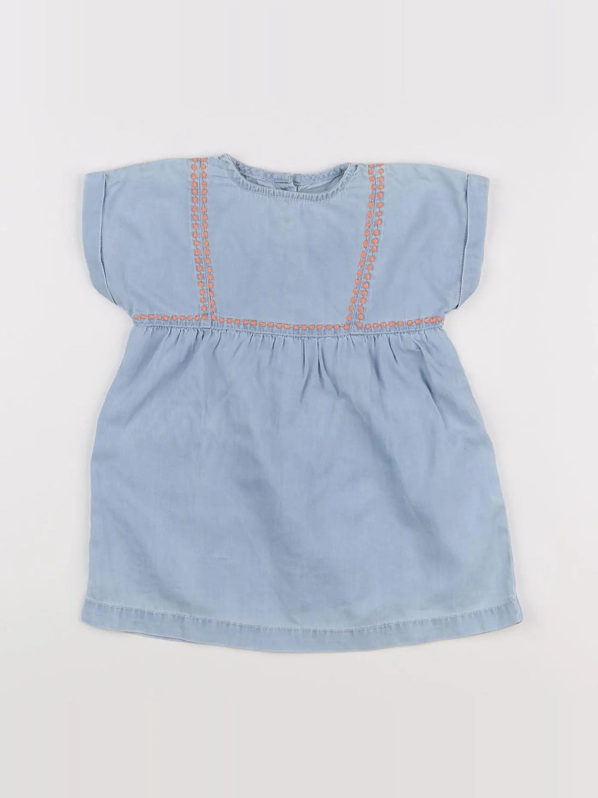 Cadet Rousselle - robe bleu - 12 mois