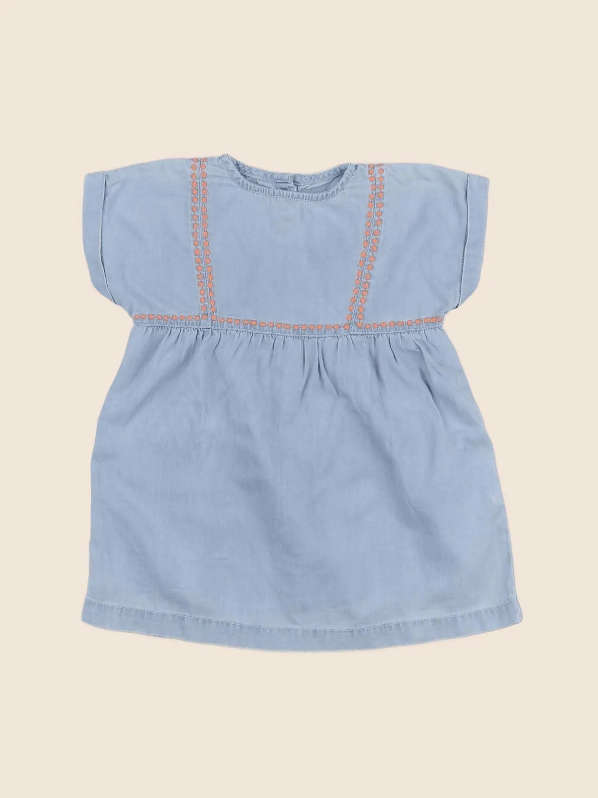 Cadet Rousselle - robe bleu - 12 mois