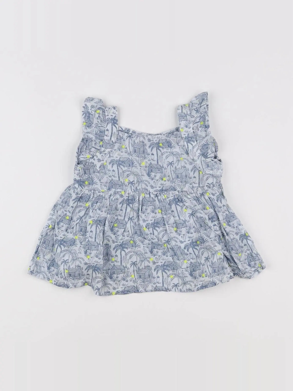 Boutchou - blouse bleu - 18 mois