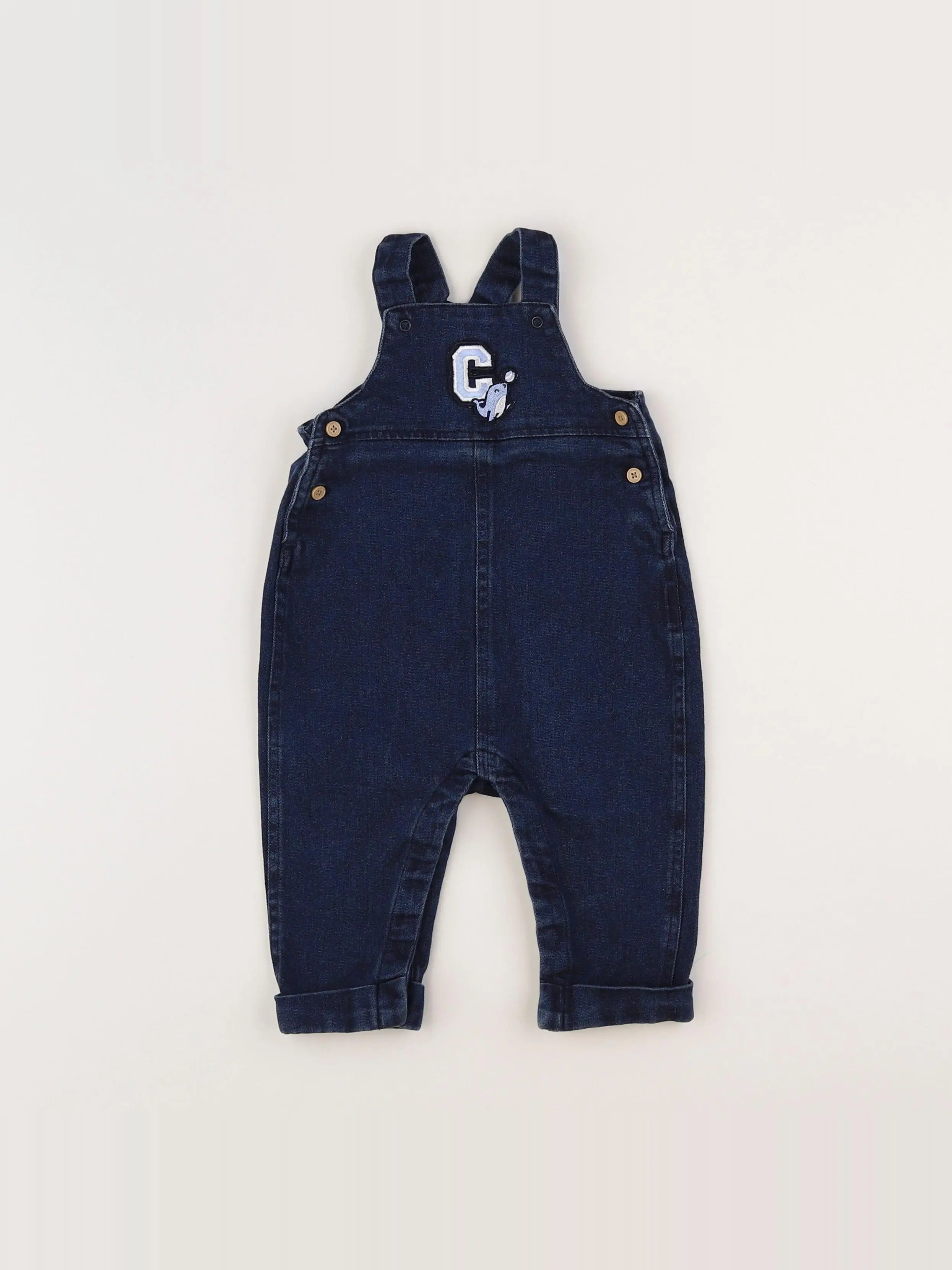 Vertbaudet - combinaison bleu - 9 mois