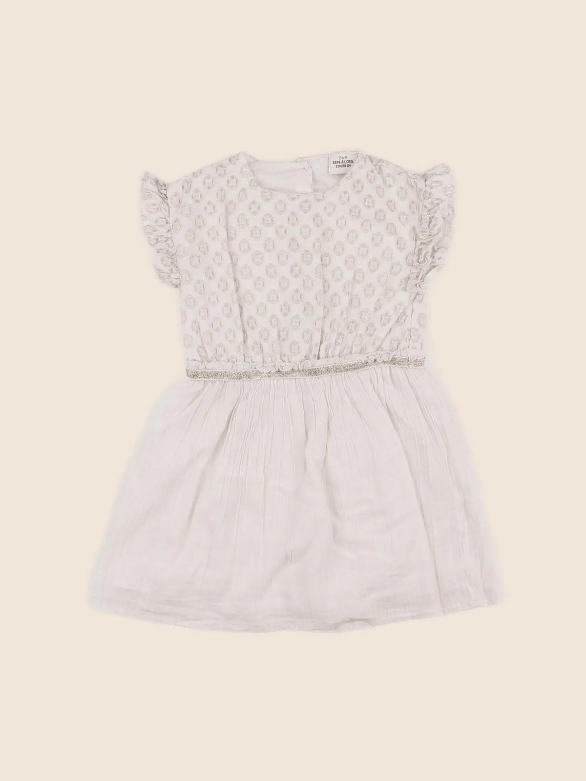 Tape à l'oeil - robe beige - 2 ans