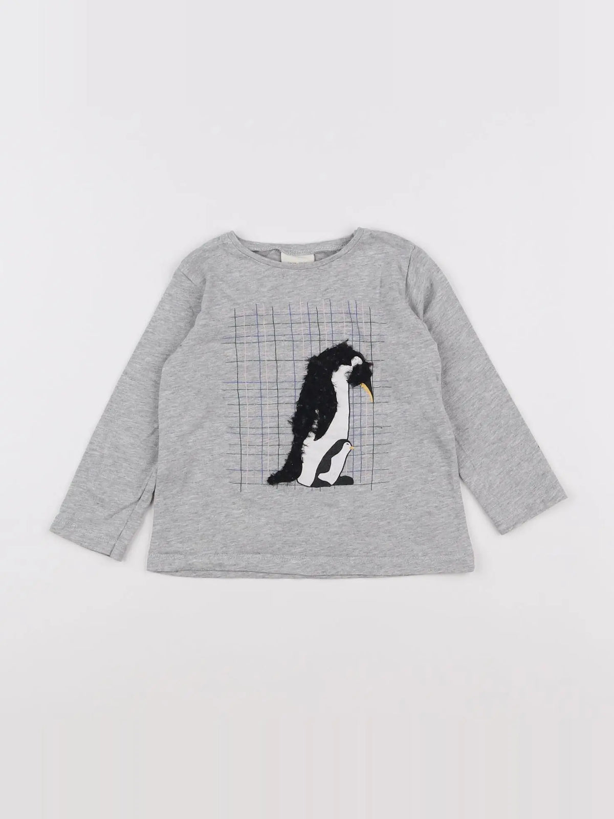 Zara - tee-shirt gris - 12/18 mois