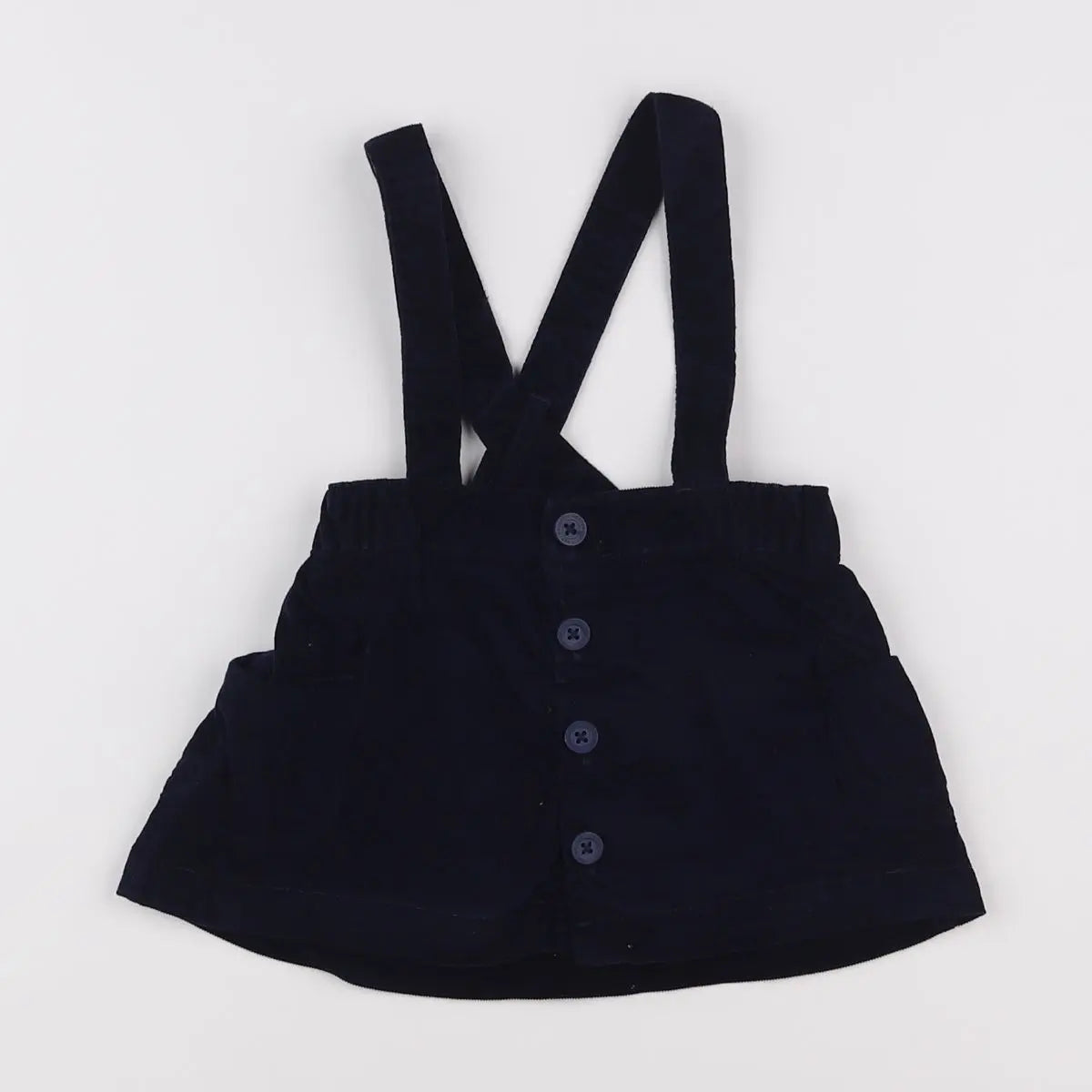 Vertbaudet - jupe bleu - 12 mois