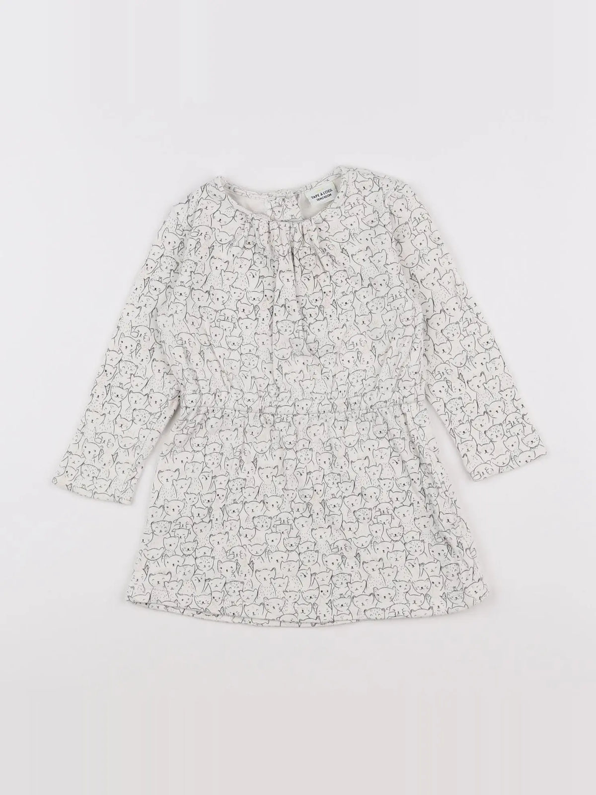 Tape à l'oeil - robe beige - 18 mois