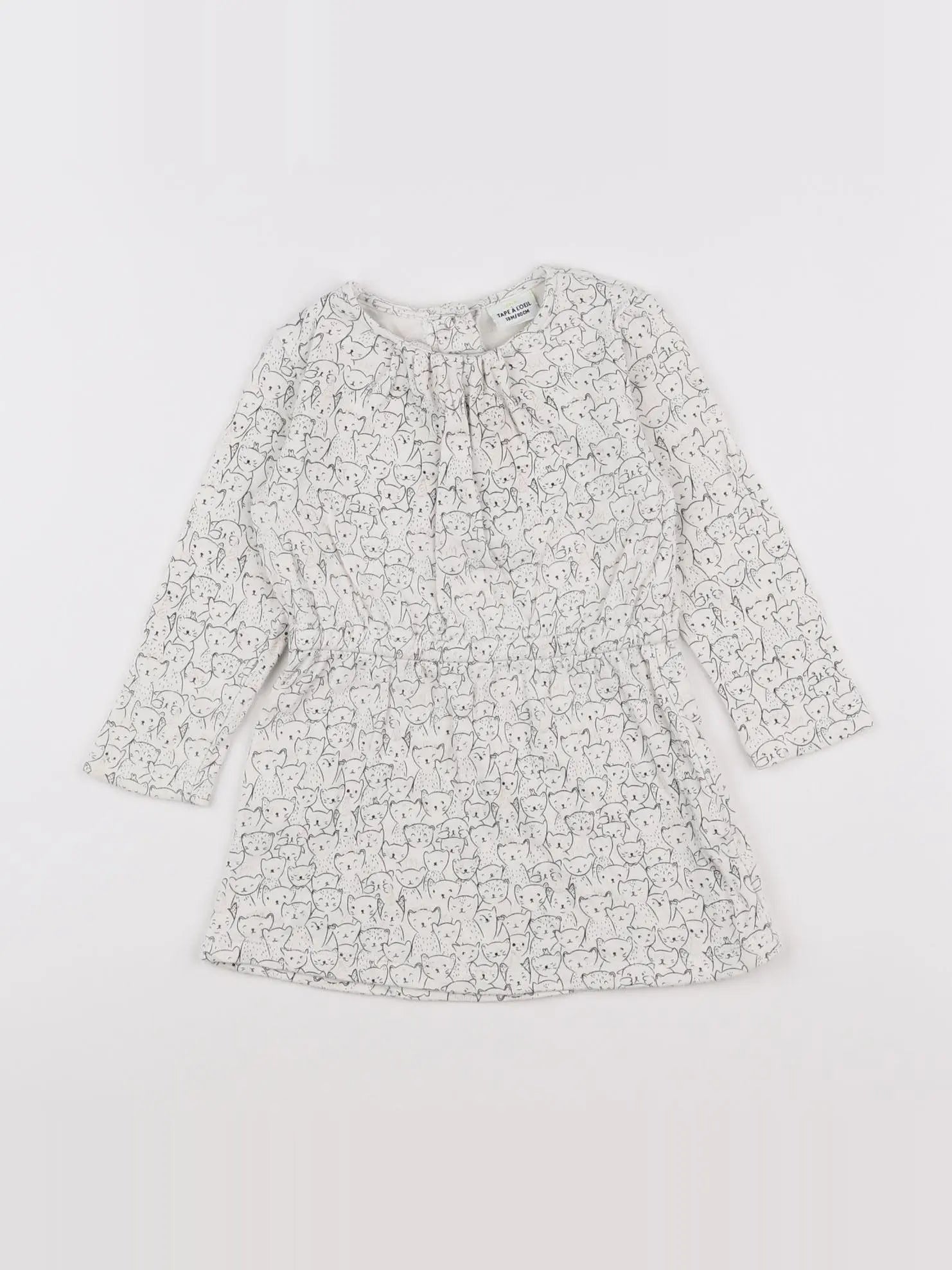 Tape à l'oeil - robe beige - 18 mois