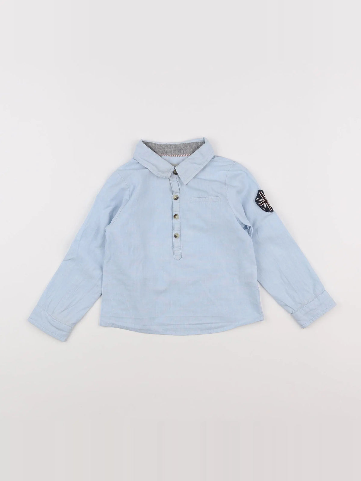 Jodhpur - chemise bleu - 18 mois