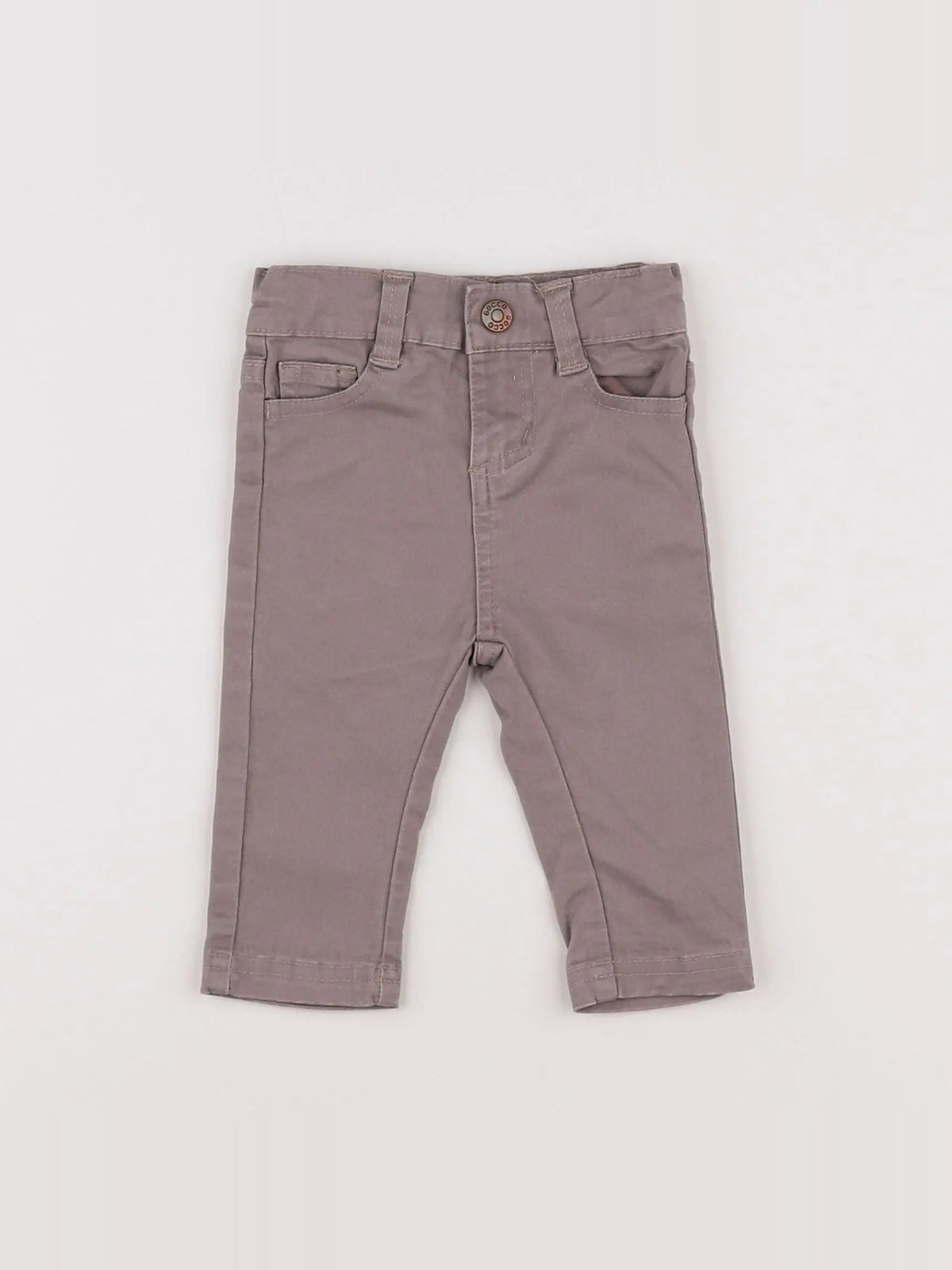 Gocco - pantalon marron - 3/6 mois