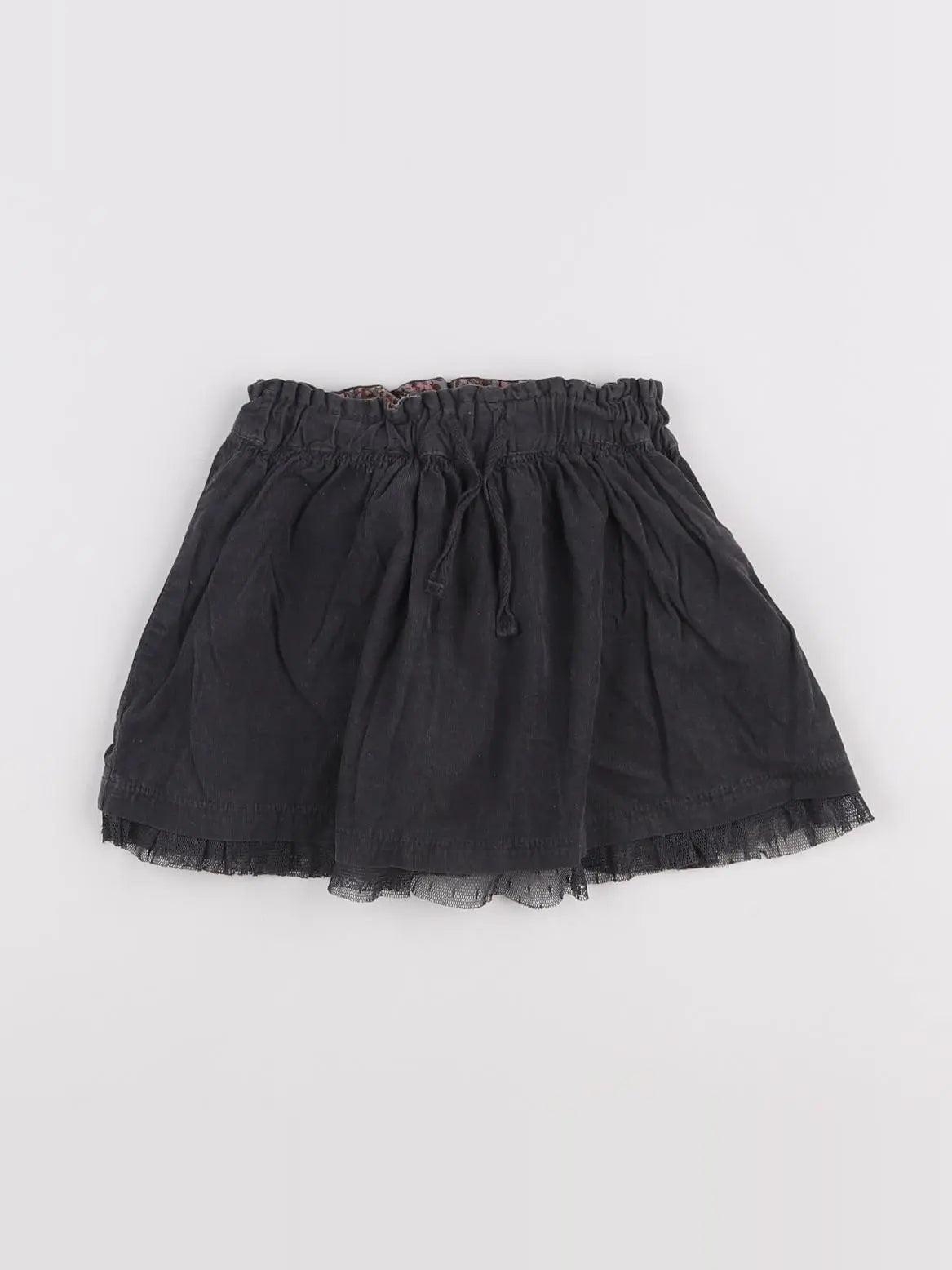Zara - jupe gris - 18 mois à 2 ans