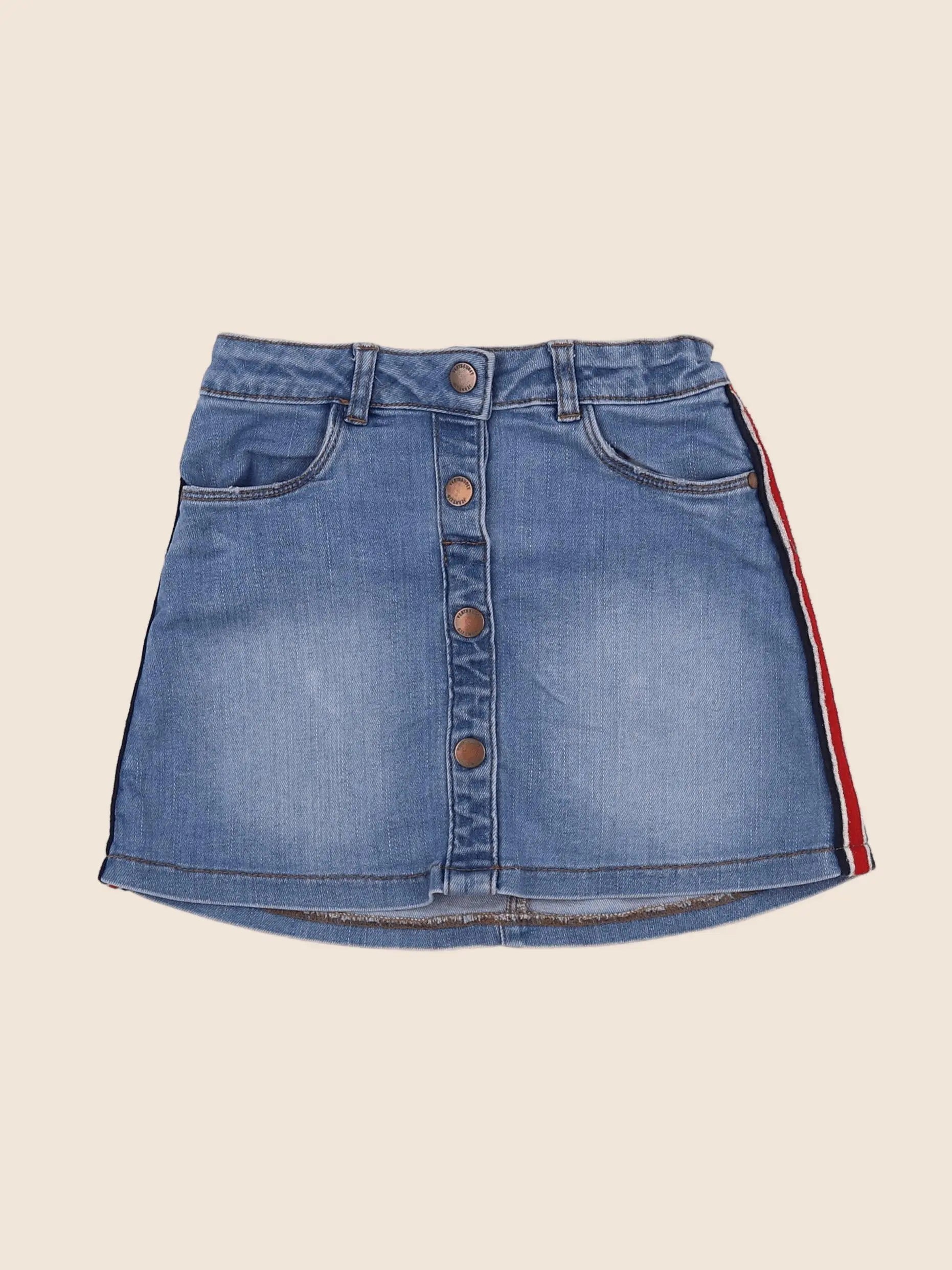 Vertbaudet - jupe bleu - 6 ans
