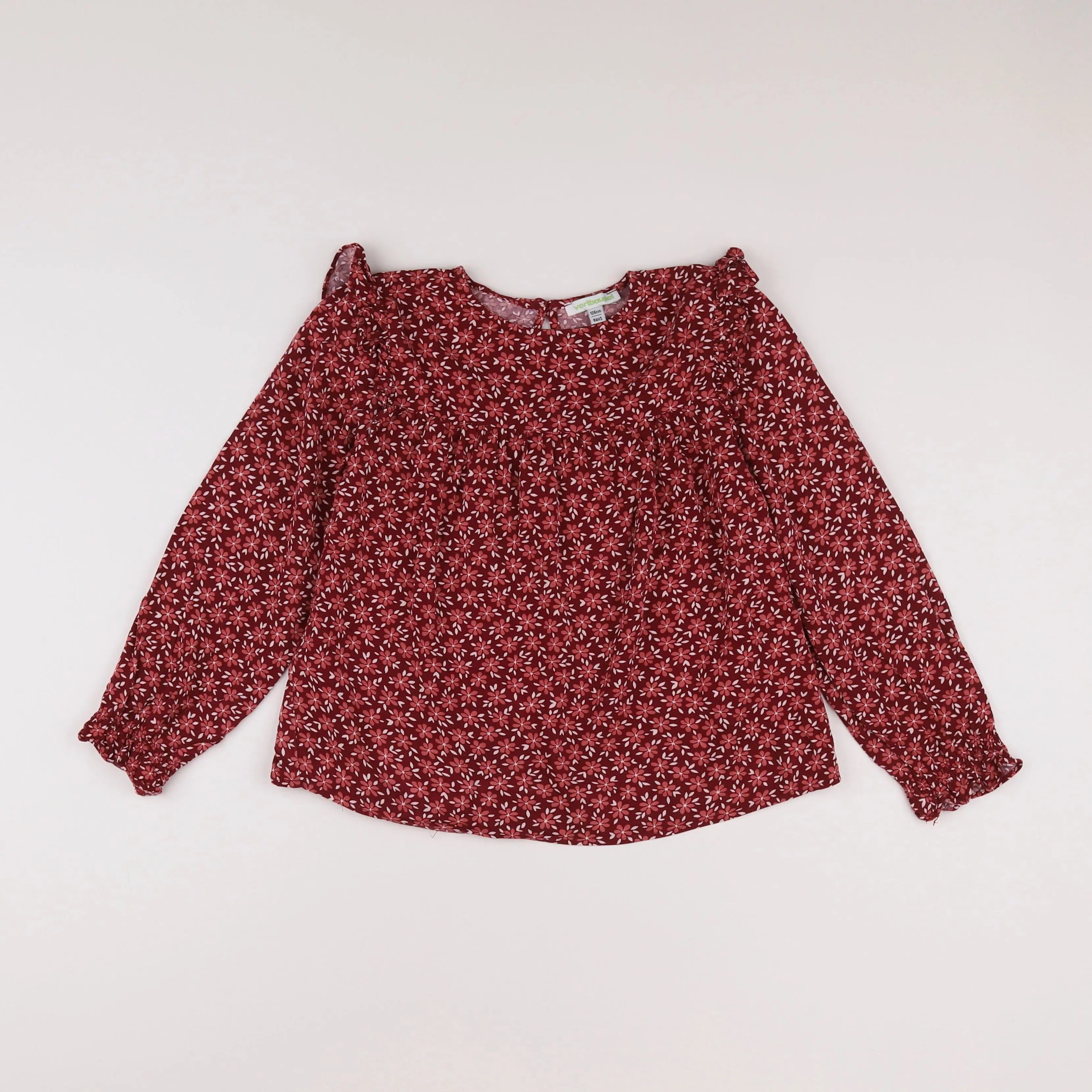 Vertbaudet - blouse violet - 8 ans