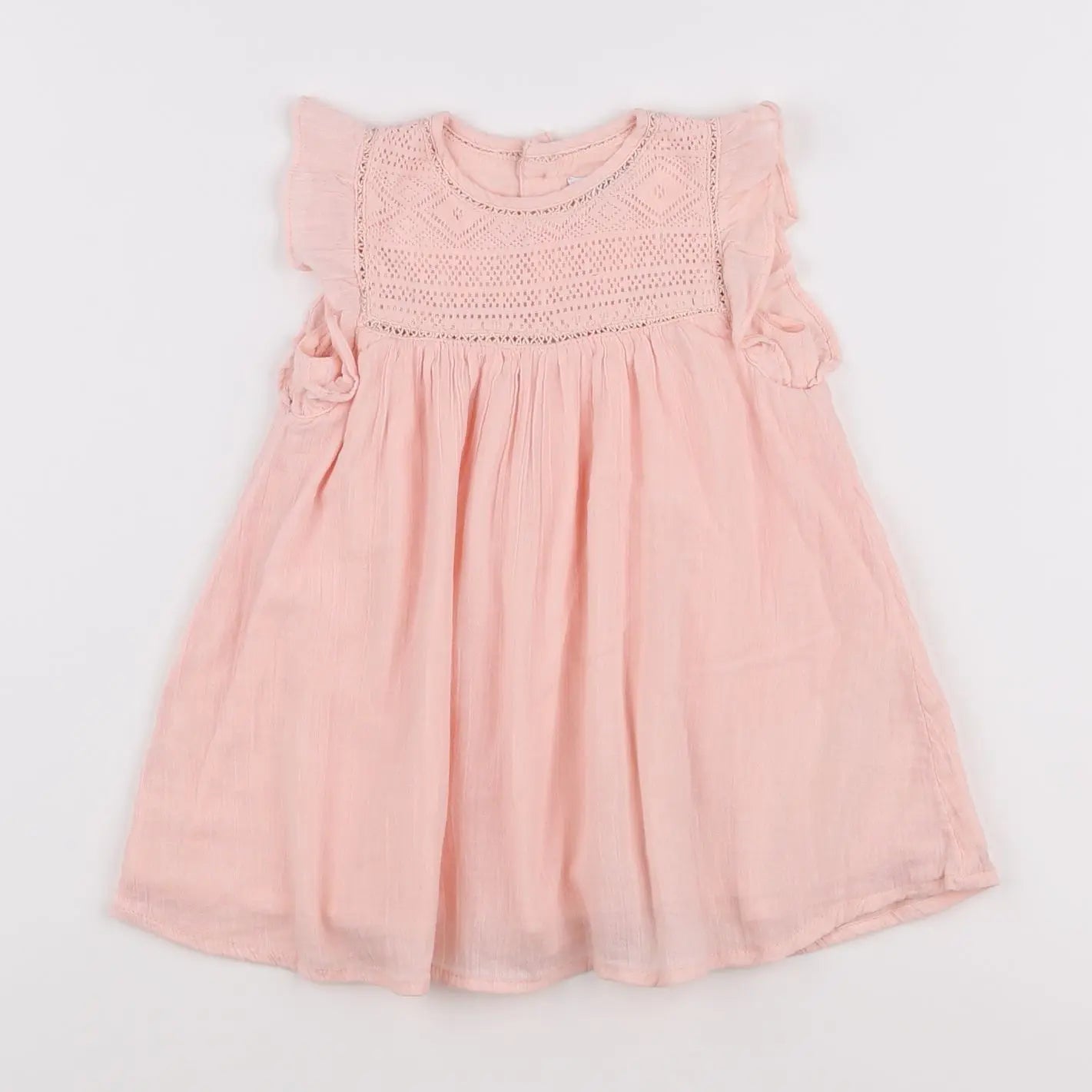 Vertbaudet - robe rose - 12 mois