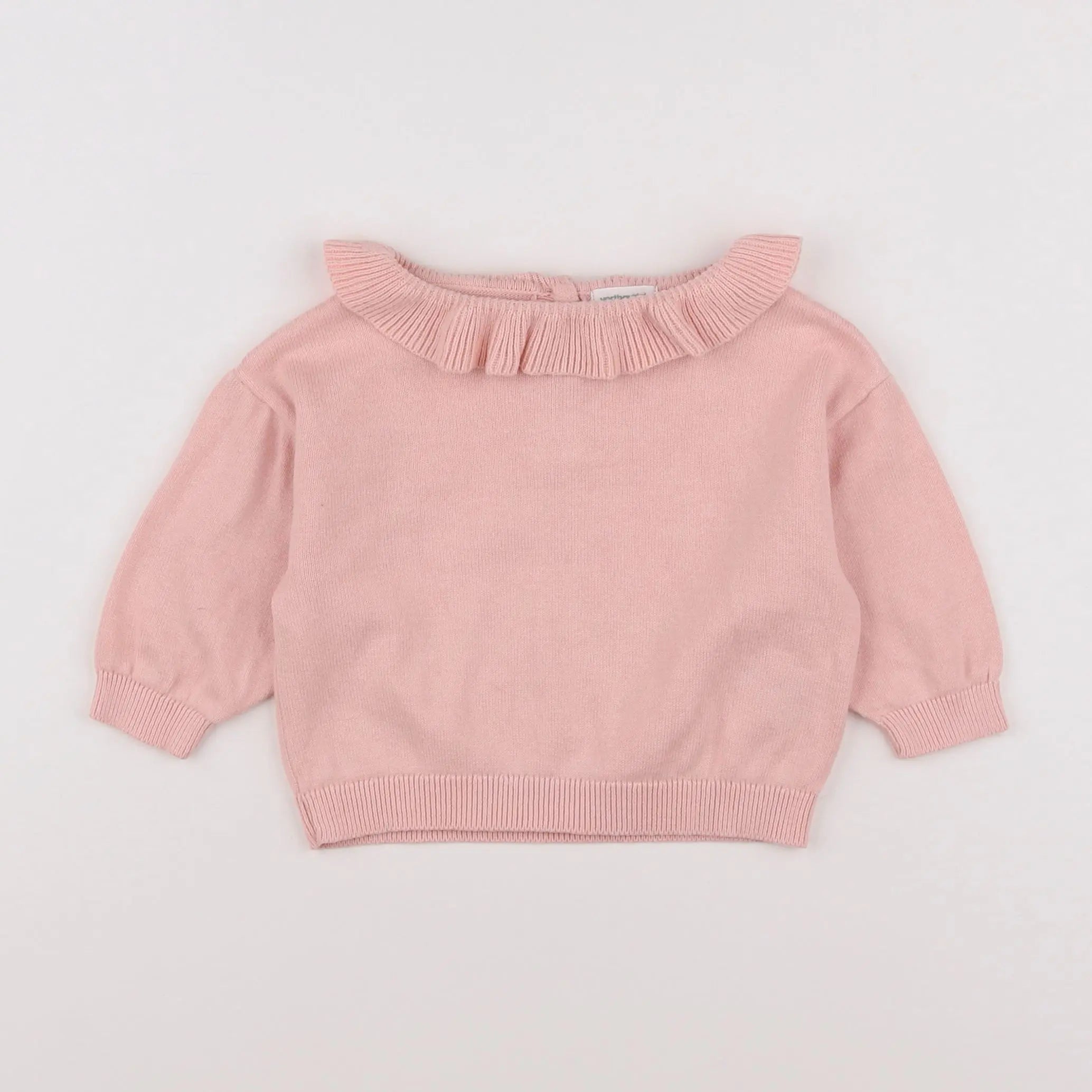 Vertbaudet - pull rose - 6 mois