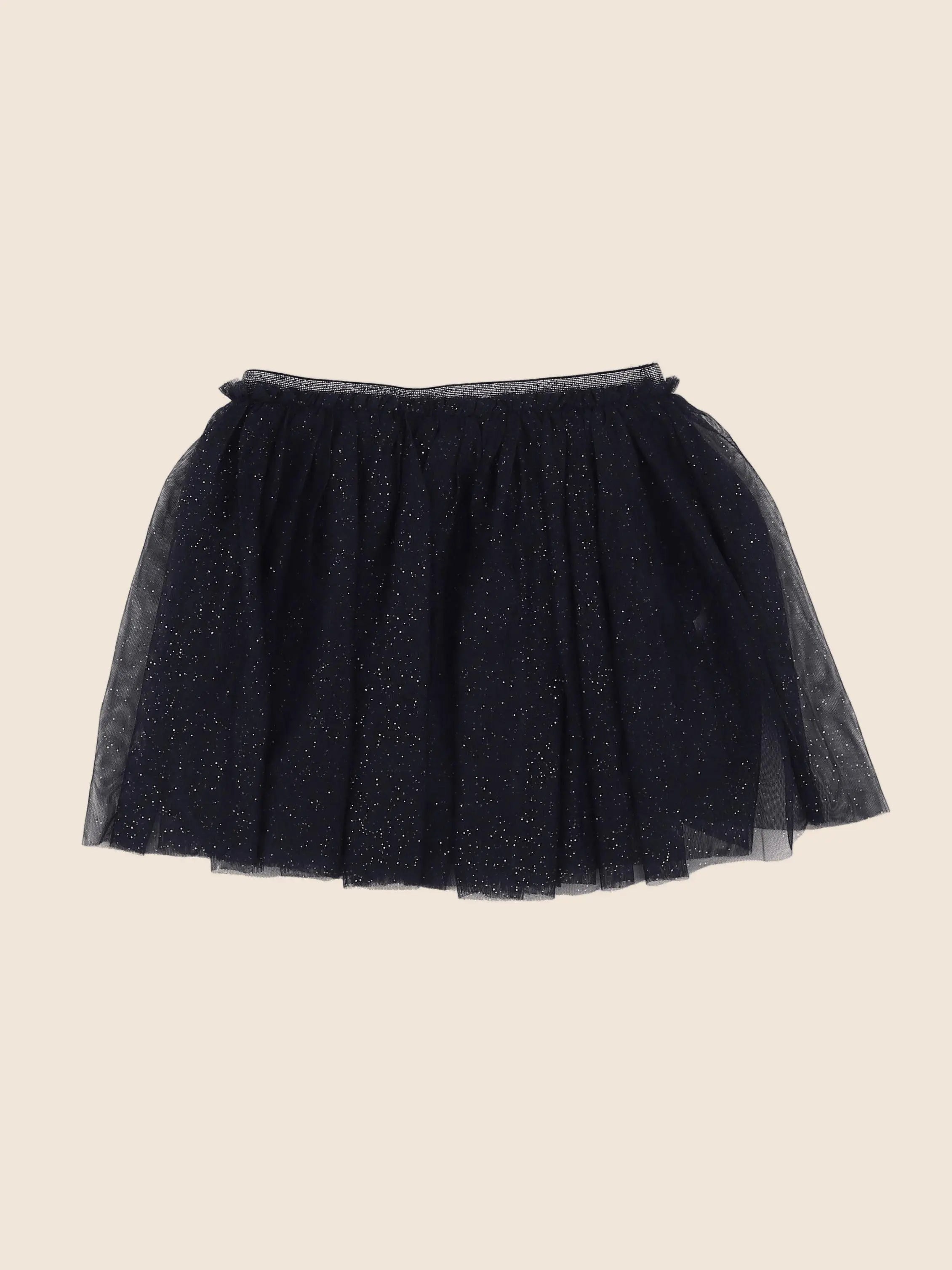 Monoprix - jupe bleu, argent - 3 ans