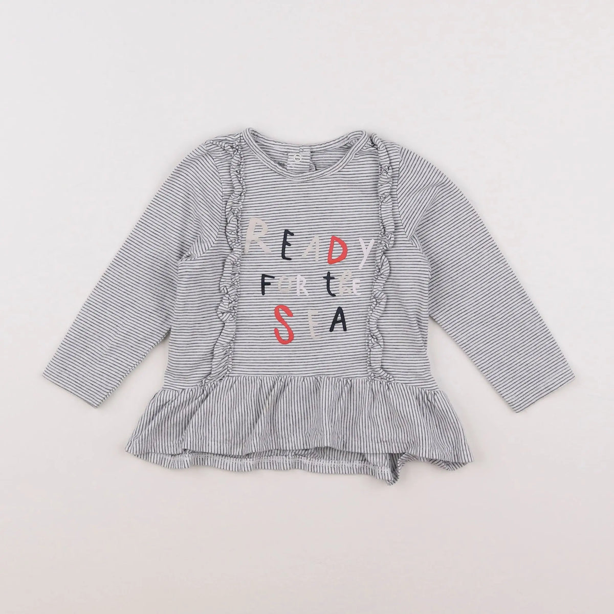 Vertbaudet - tee-shirt gris - 18 mois