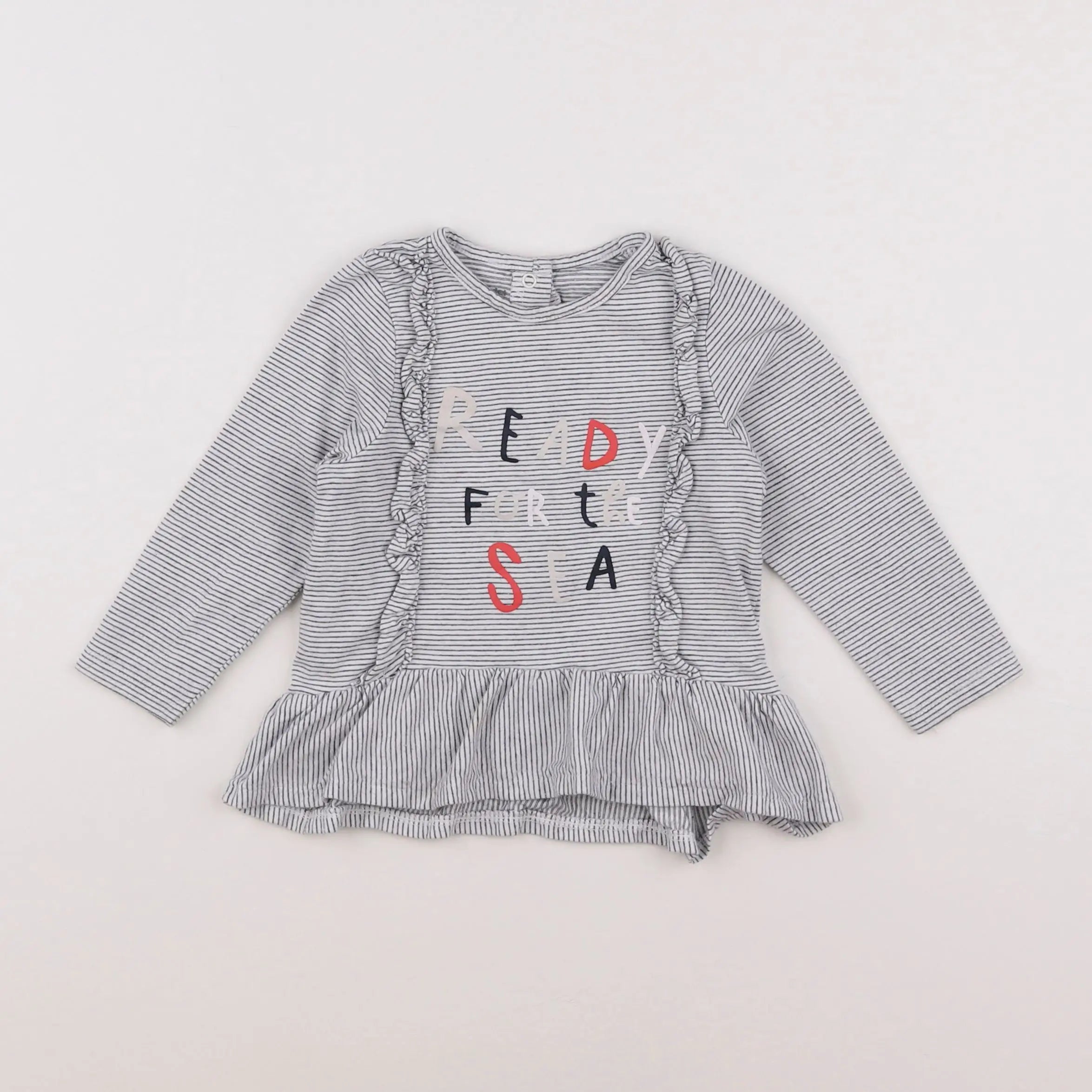 Vertbaudet - tee-shirt gris - 18 mois