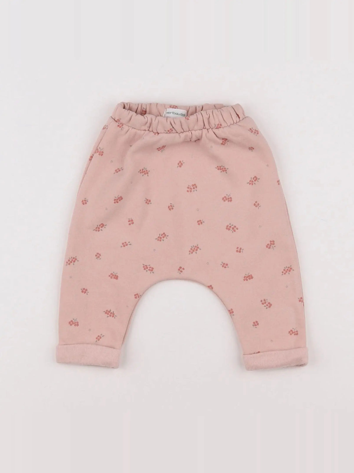 Vertbaudet - pantalon rose - 1 mois