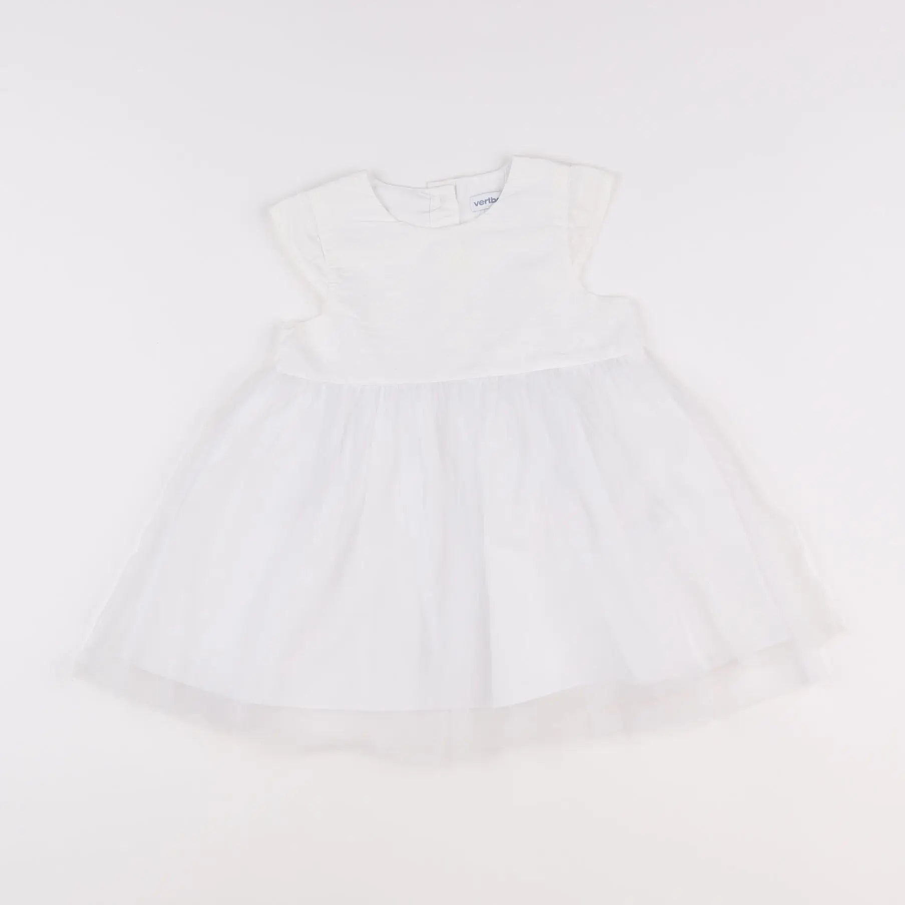 Vertbaudet - robe blanc - 18 mois