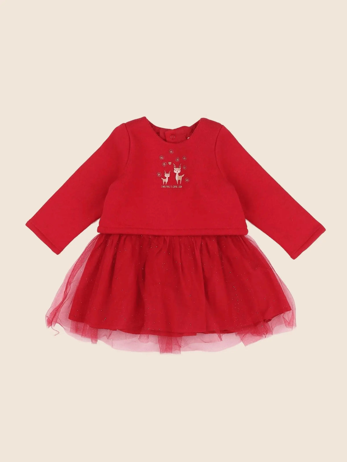 Vertbaudet - robe rouge - 6 mois