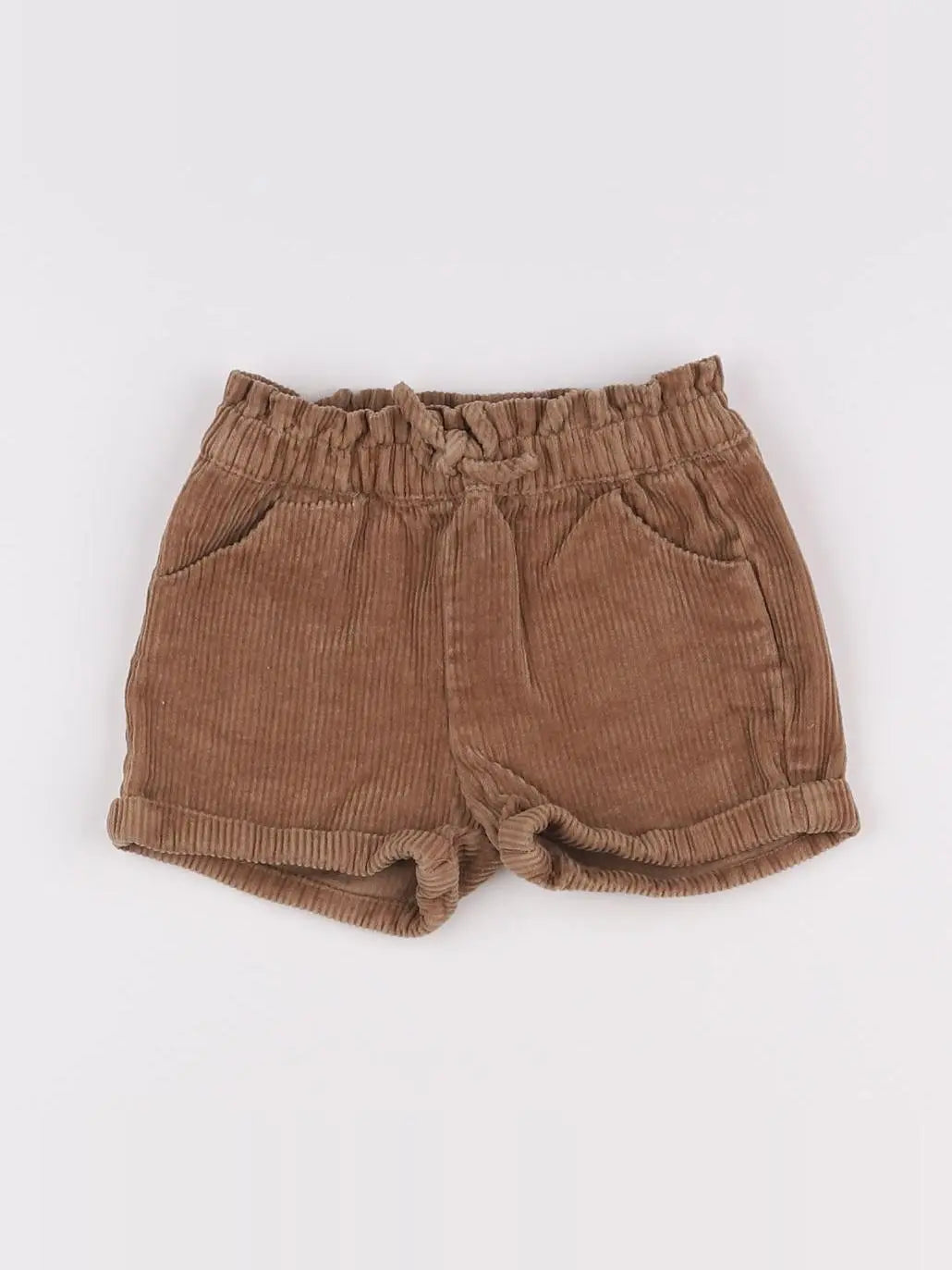 Vertbaudet - short marron - 9/12 mois