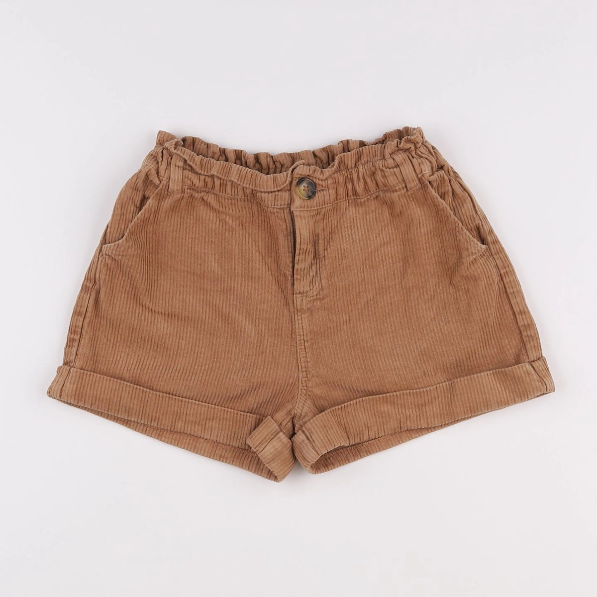 Vertbaudet - short marron - 8 ans