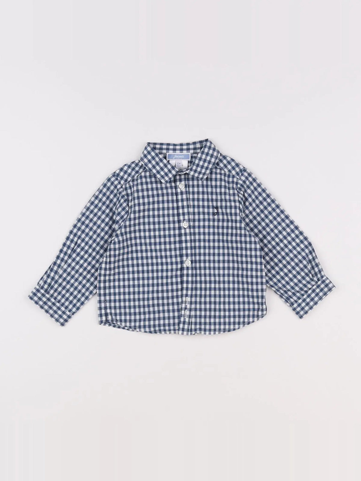 Jacadi - chemise bleu - 12 mois