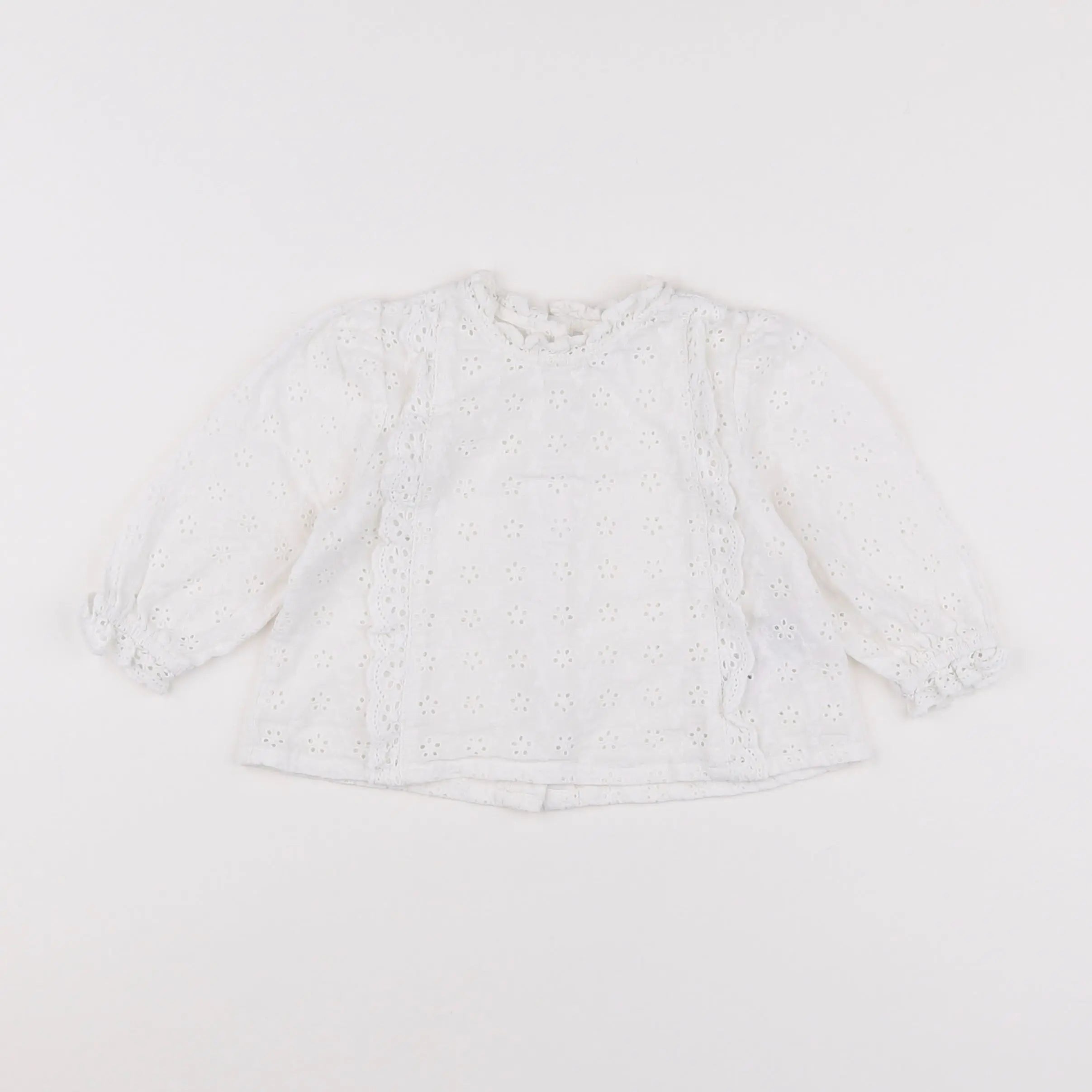 Vertbaudet - blouse blanc - 12 mois