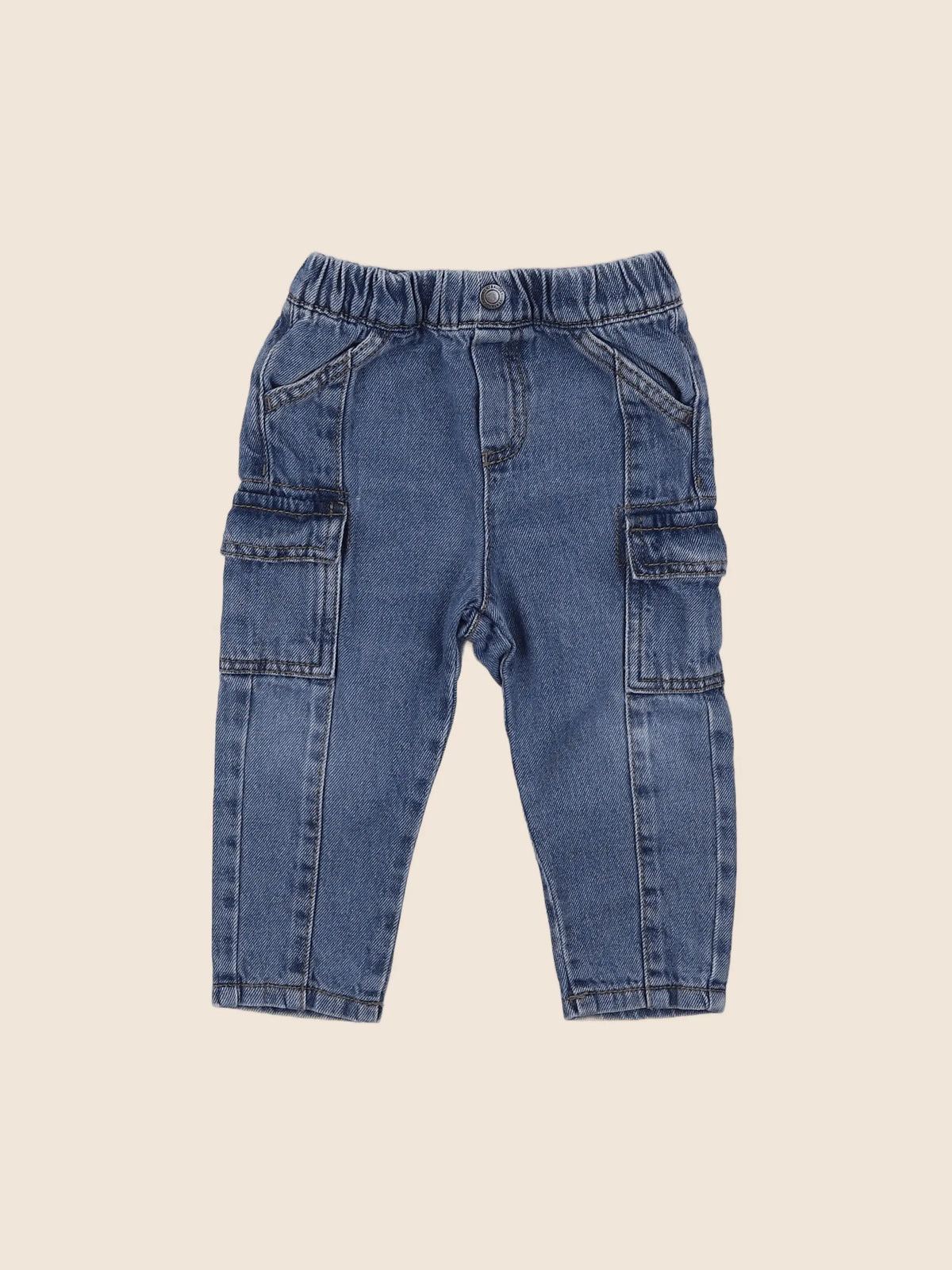 Vertbaudet - jean bleu - 12 mois