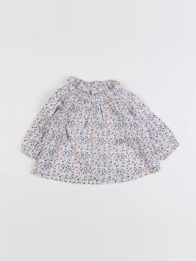 Boutchou - blouse multicolore - 6 mois